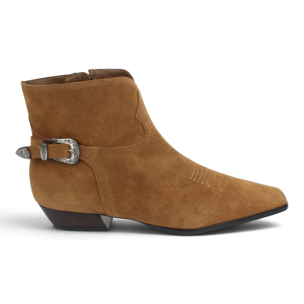 Carrano Suede Leather Boot - Saddle
