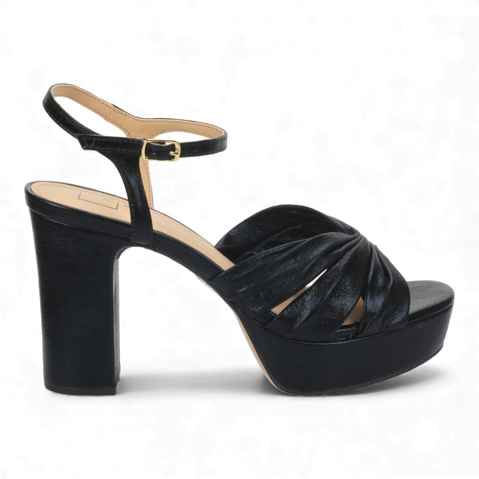 Bruno Menegatti Julie Leather Dress Sandal - Black