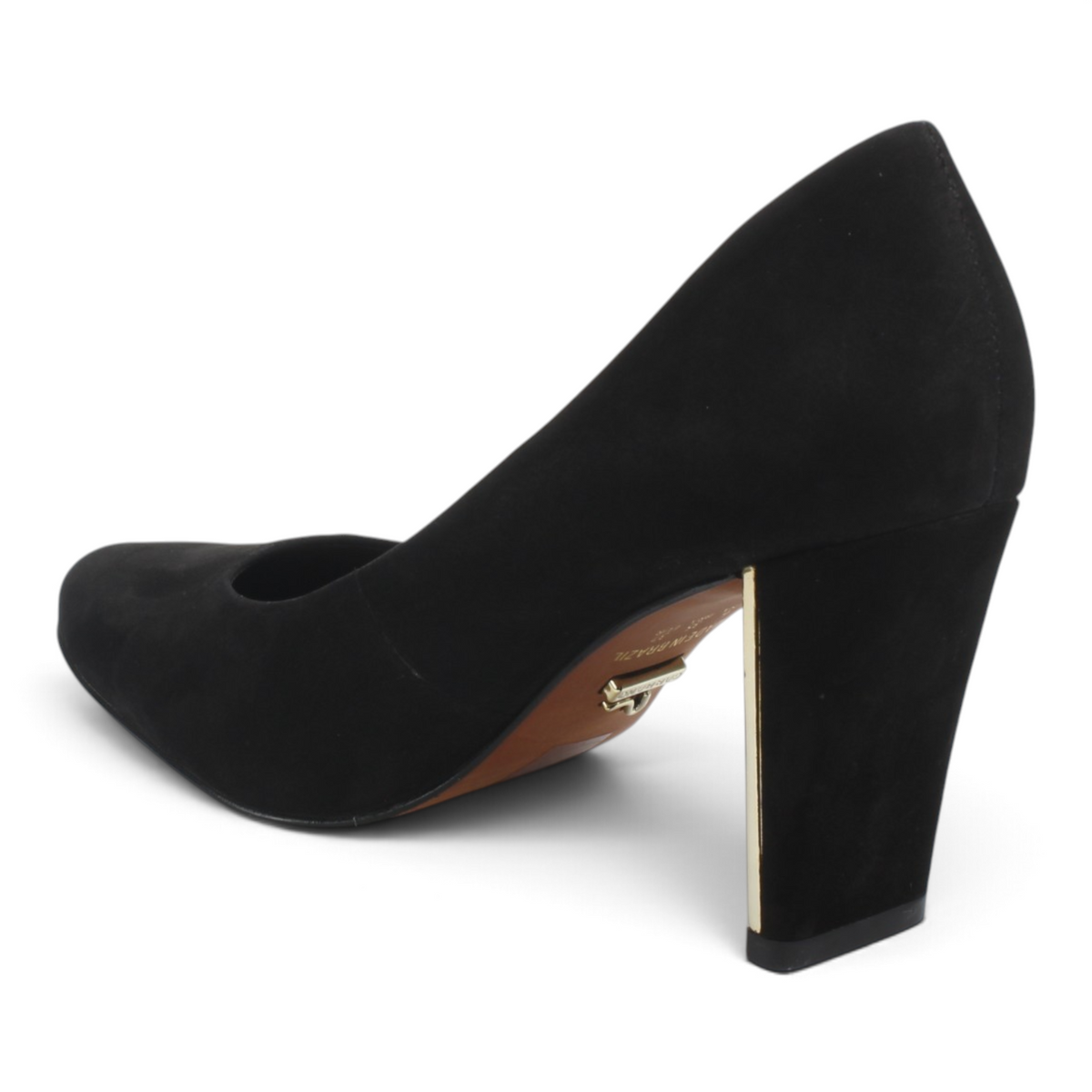 Carrano Hortense Nubuck Leather Pump - Black