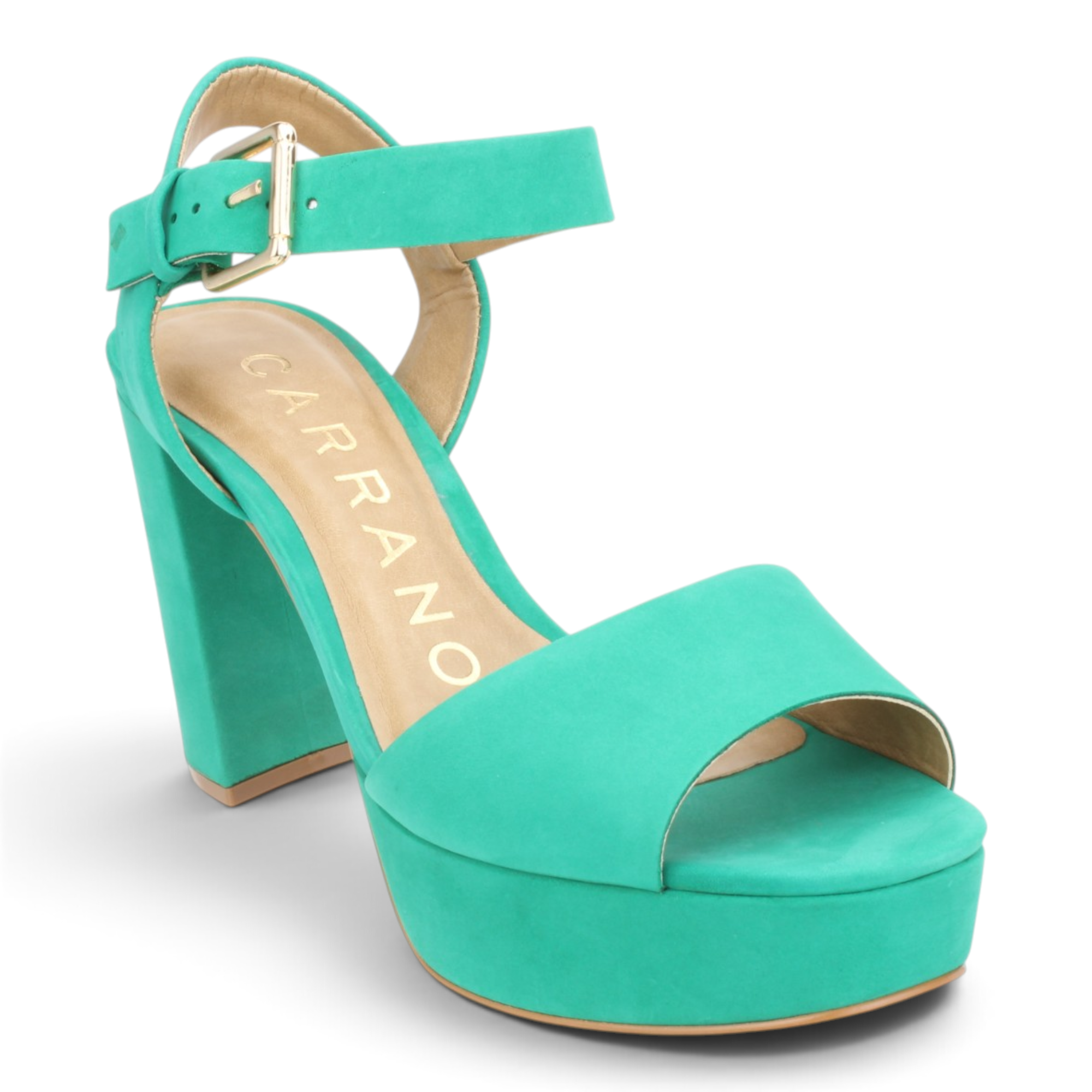 Carrano Maria Platform Sandal - Green