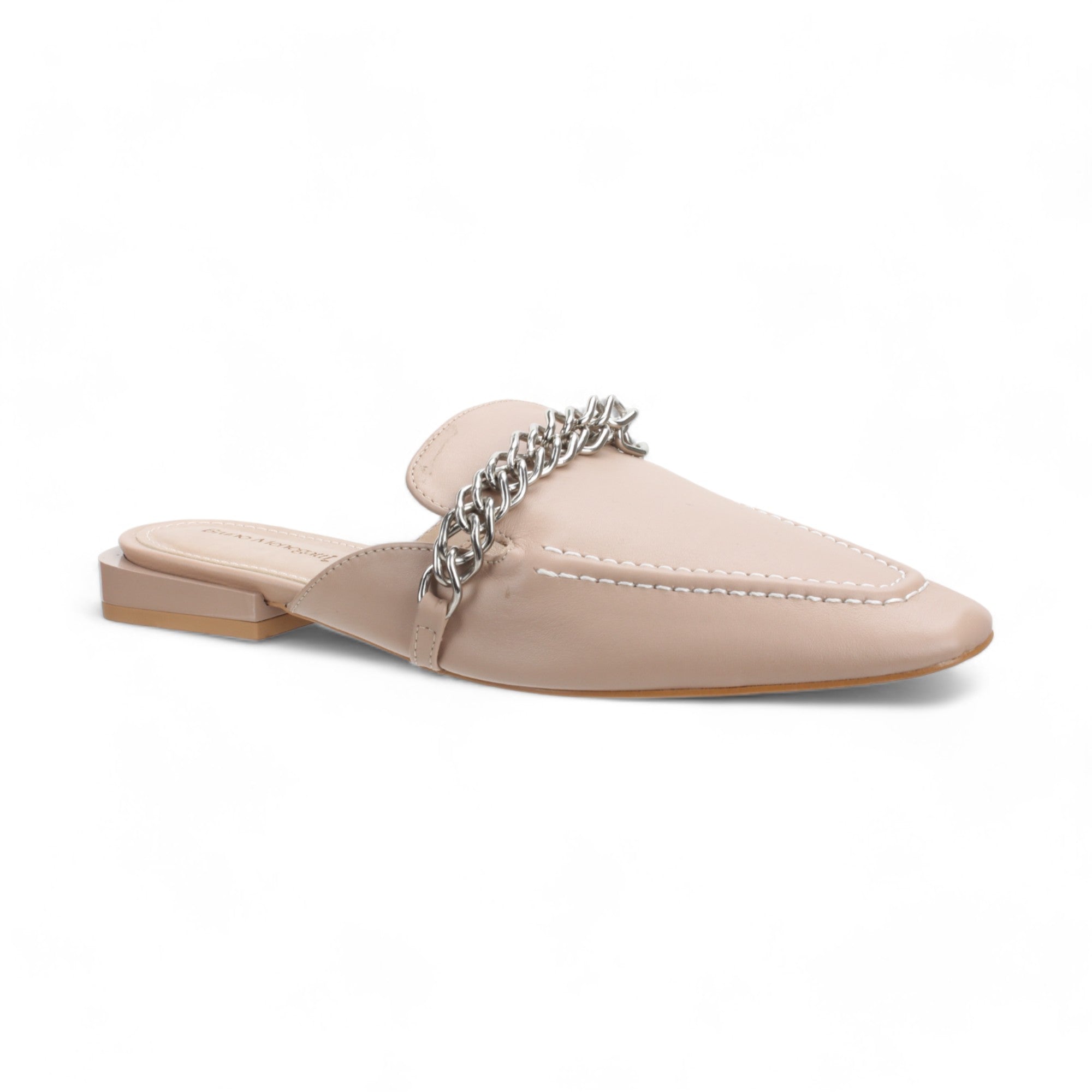 Bruno Menegatti Constance Leather Mule - Nude