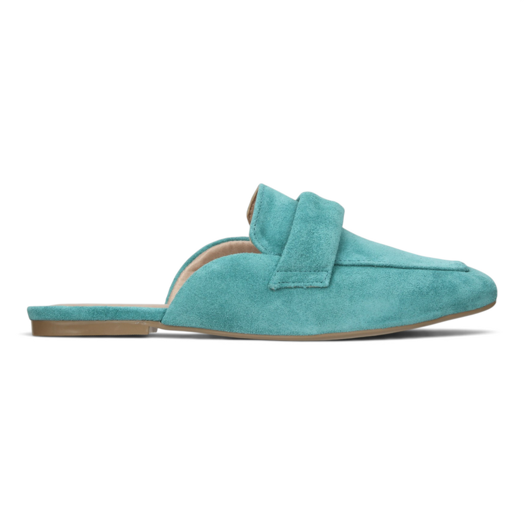 Bruno Menegatti Suede Leather Mule Glacier - Green