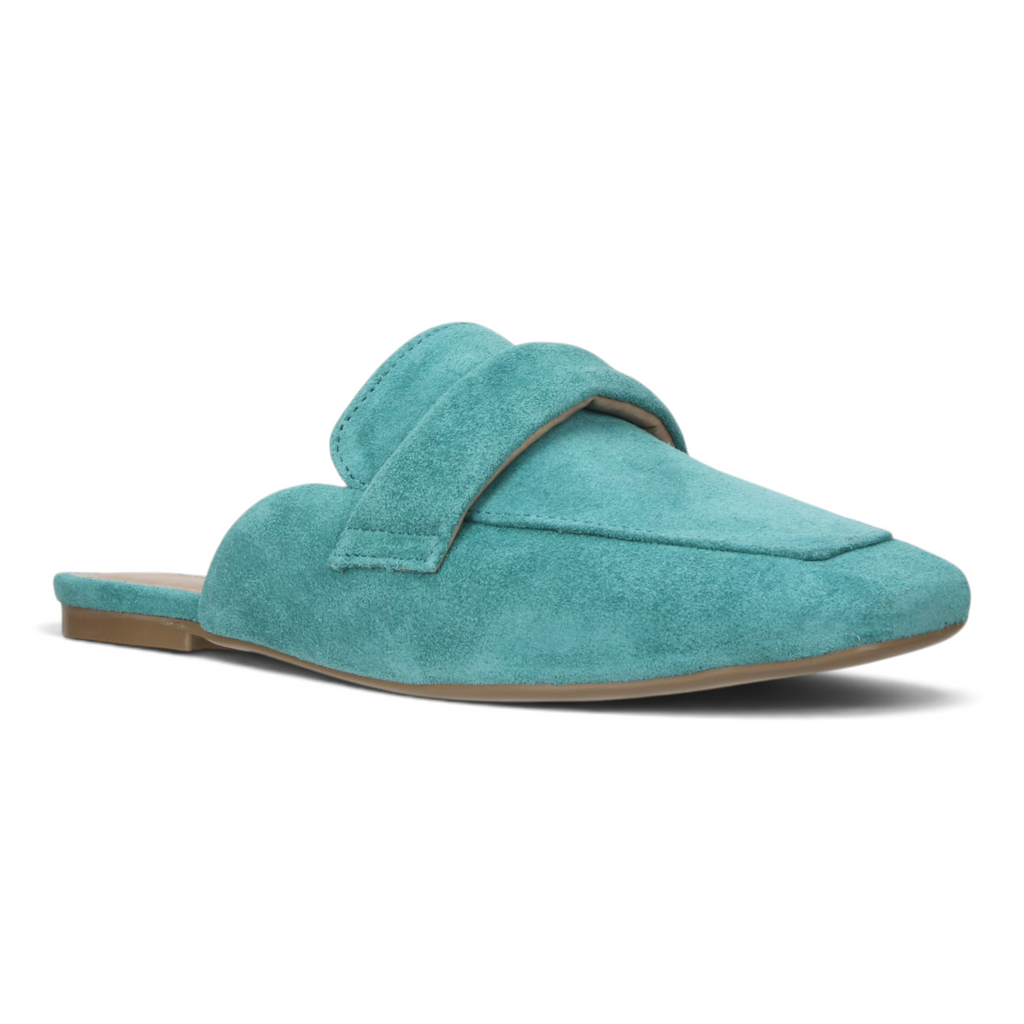 Bruno Menegatti Suede Leather Mule Glacier - Green