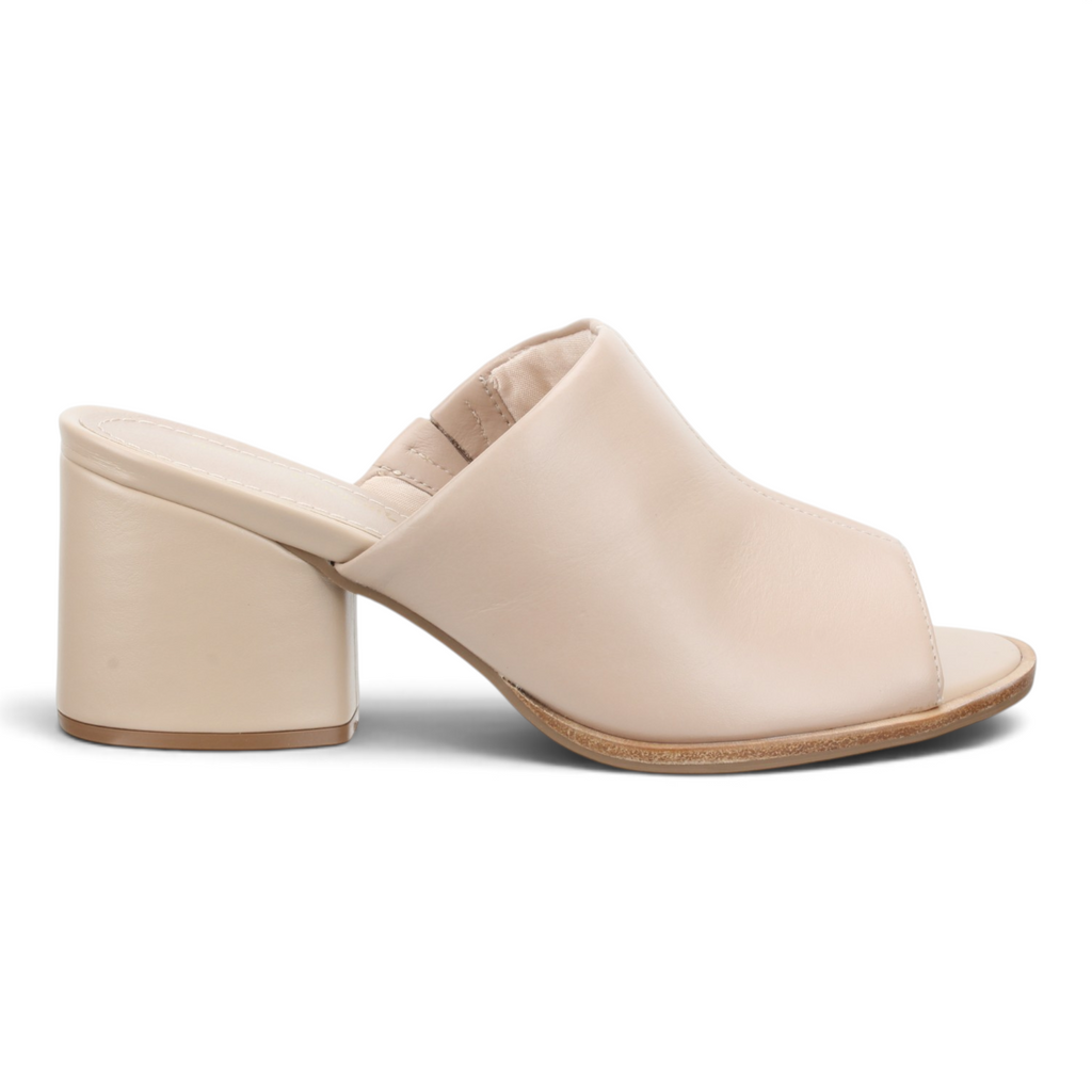 Bruno Menegatti Norah Leather Mule Sandal - Nude