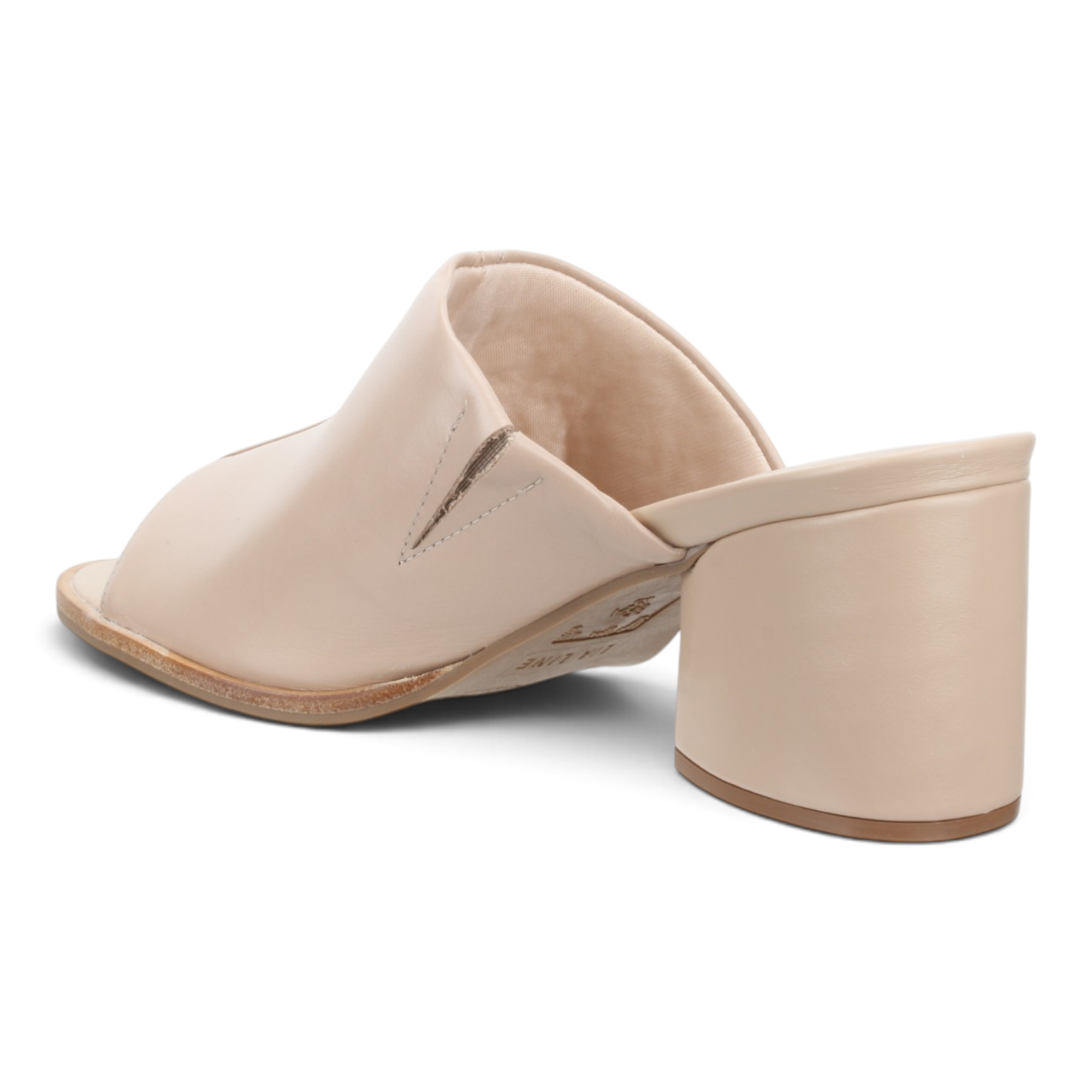Bruno Menegatti Norah Leather Mule Sandal - Nude