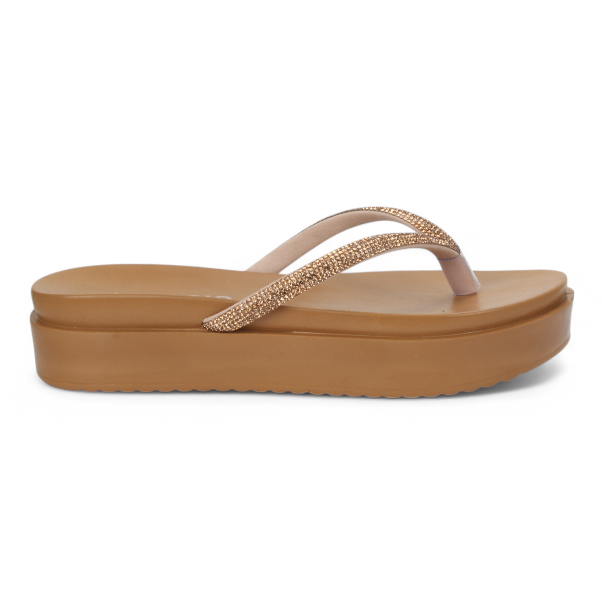 Love Rio Copacabana Seaside Bling Sandals - Khaki