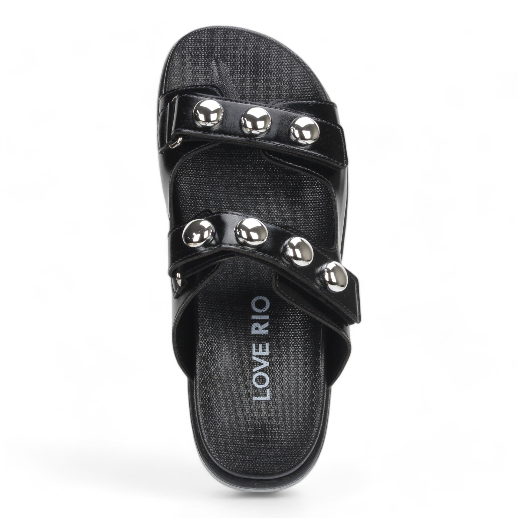 Love Rio Barra Seaside Studded Sandal - Black