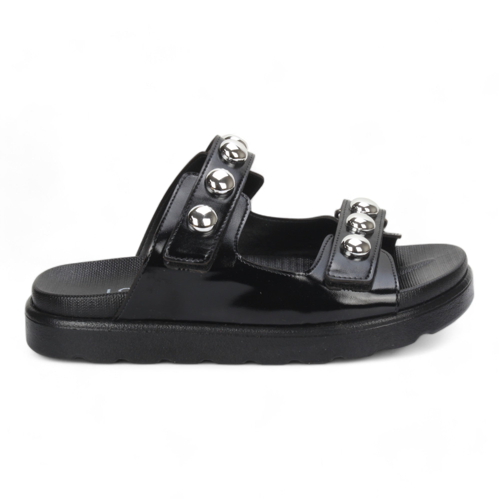 Love Rio Barra Seaside Studded Sandal - Black