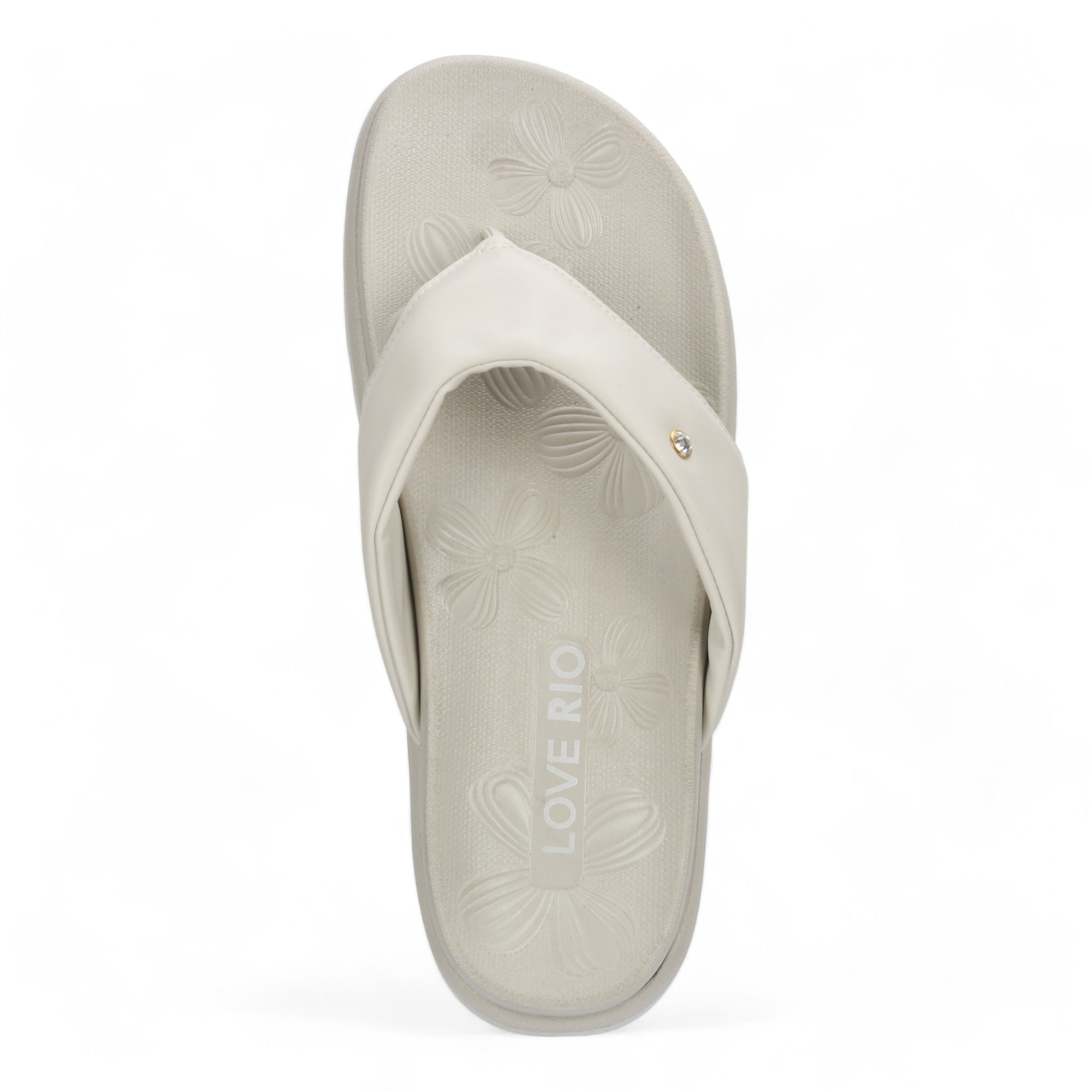 Love Rio Leblon Seaside Thong Sandal - Off White