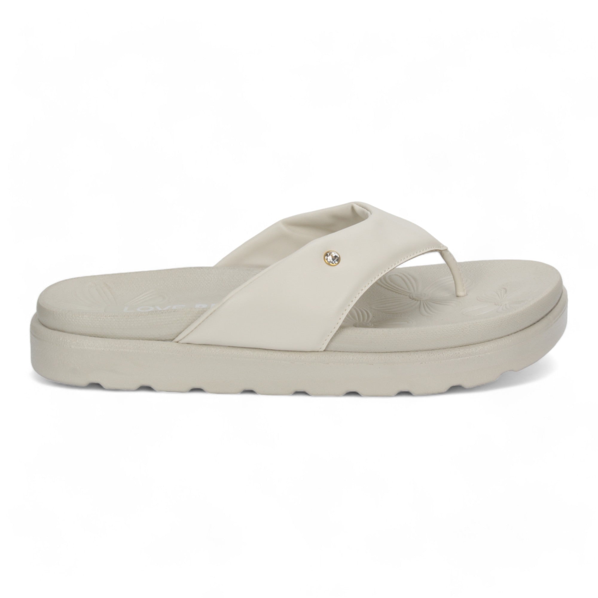 Love Rio Leblon Seaside Thong Sandal - Off White