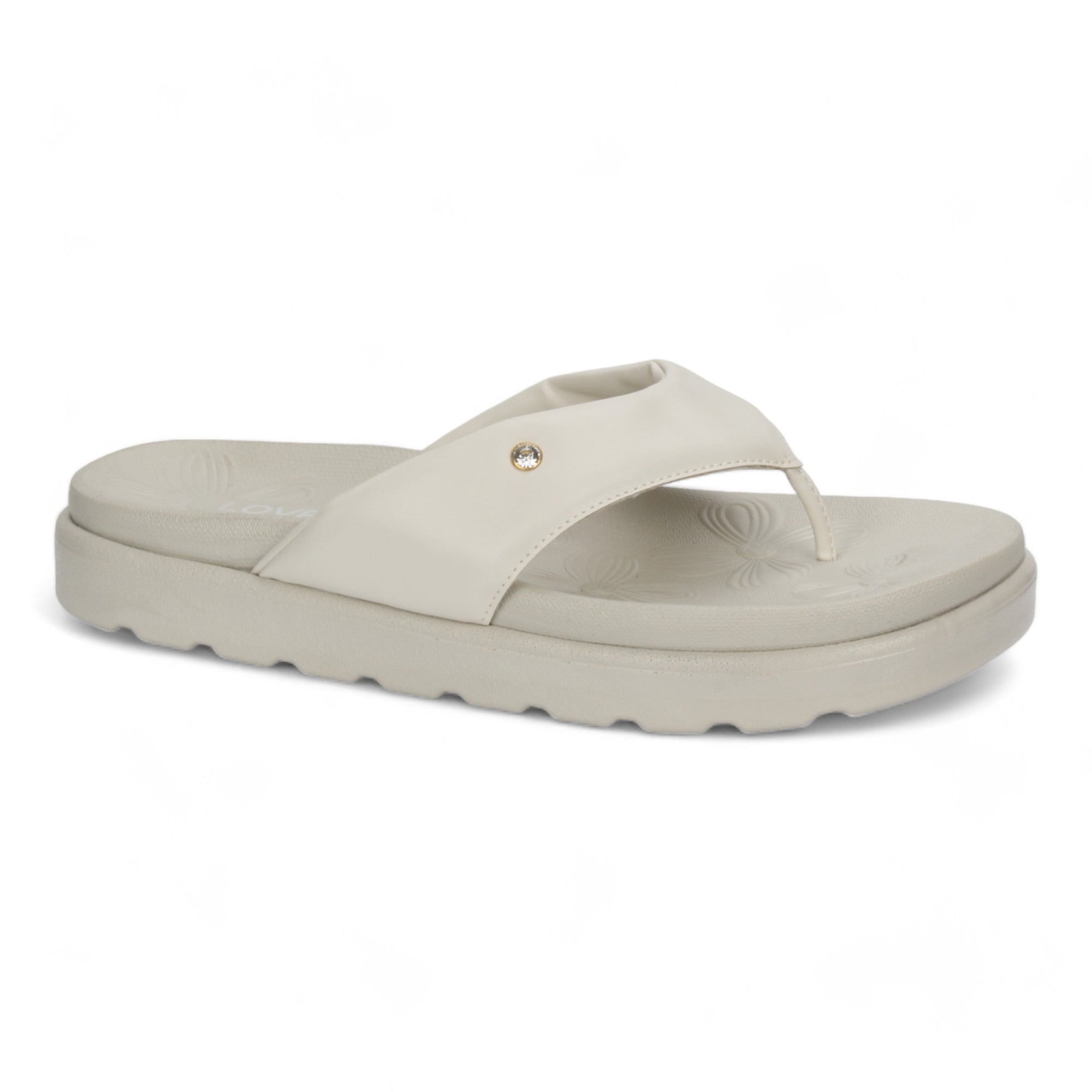 Love Rio Leblon Seaside Thong Sandal - Off White