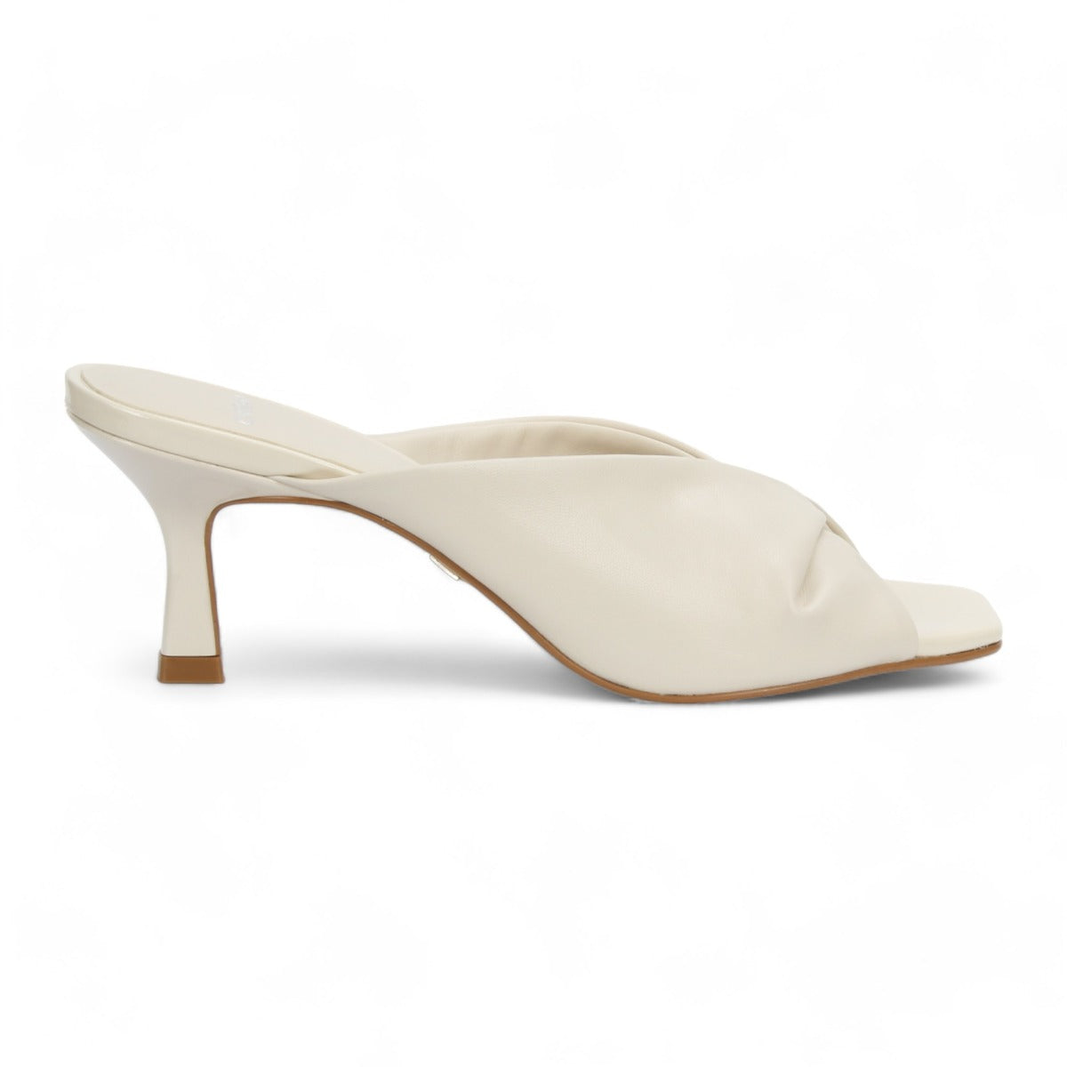 Carrano Sage Slide Leather/Patent Sandal - Lait