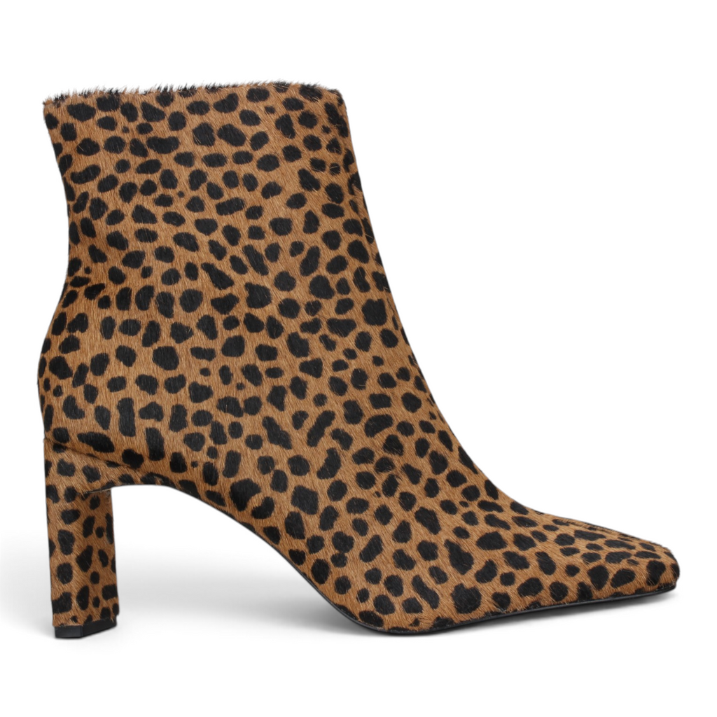 Carrano Abigail Fur/Leather Dress Boot - Cheetah
