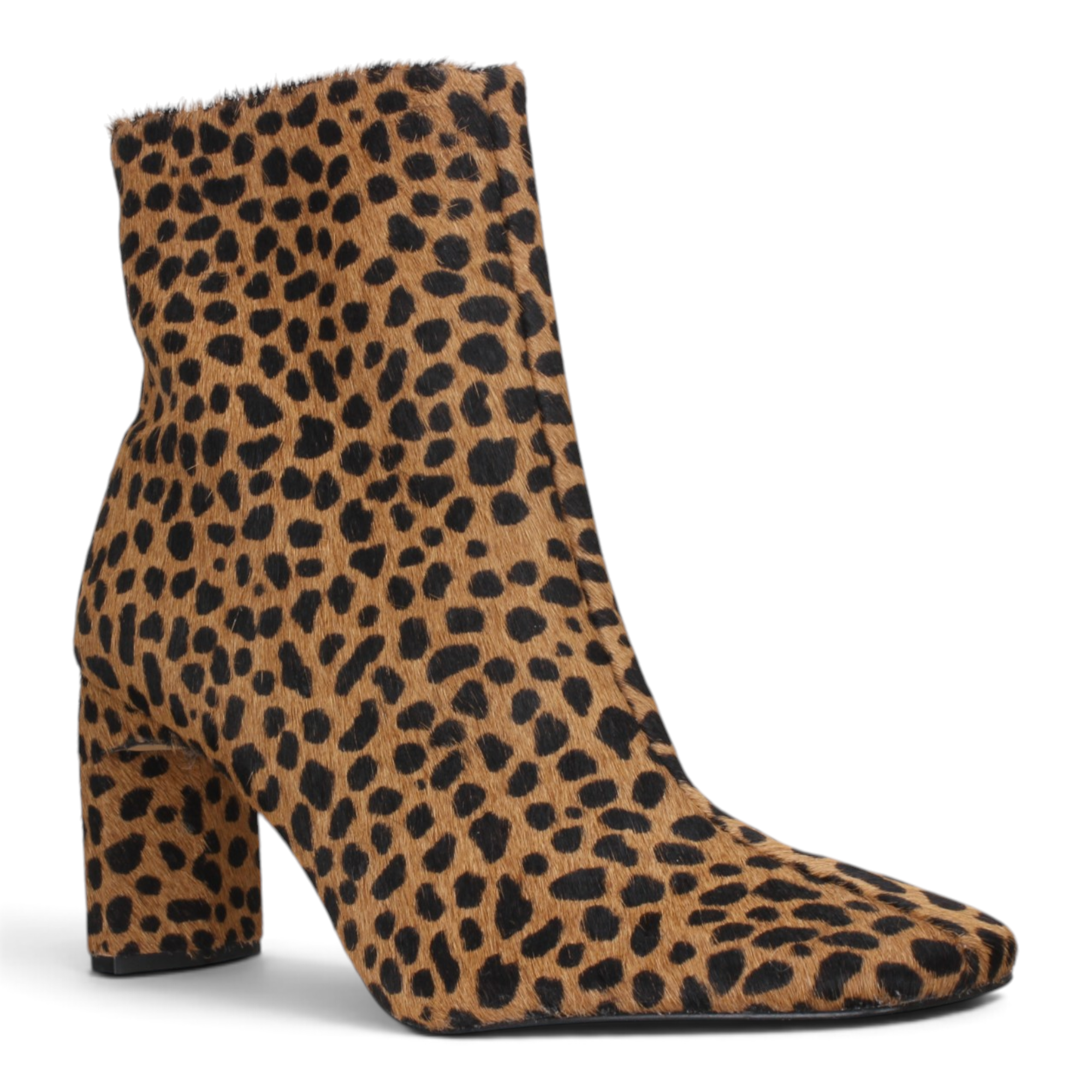 Carrano Abigail Fur/Leather Dress Boot - Cheetah