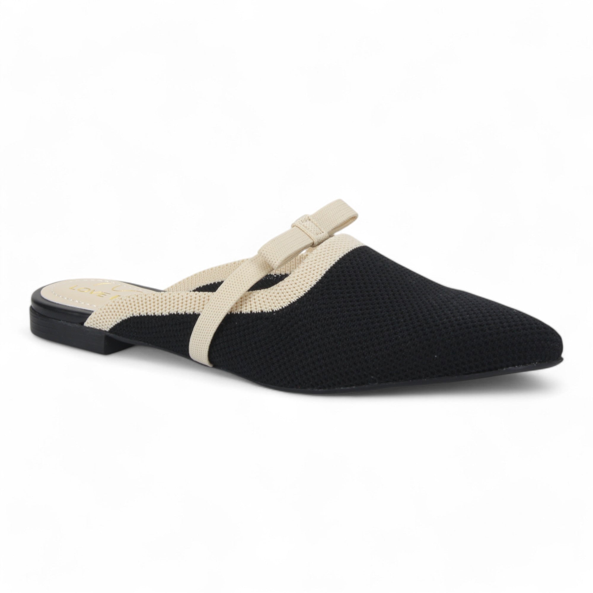 Bruno Menegatti Fanny Knit Mule - Black