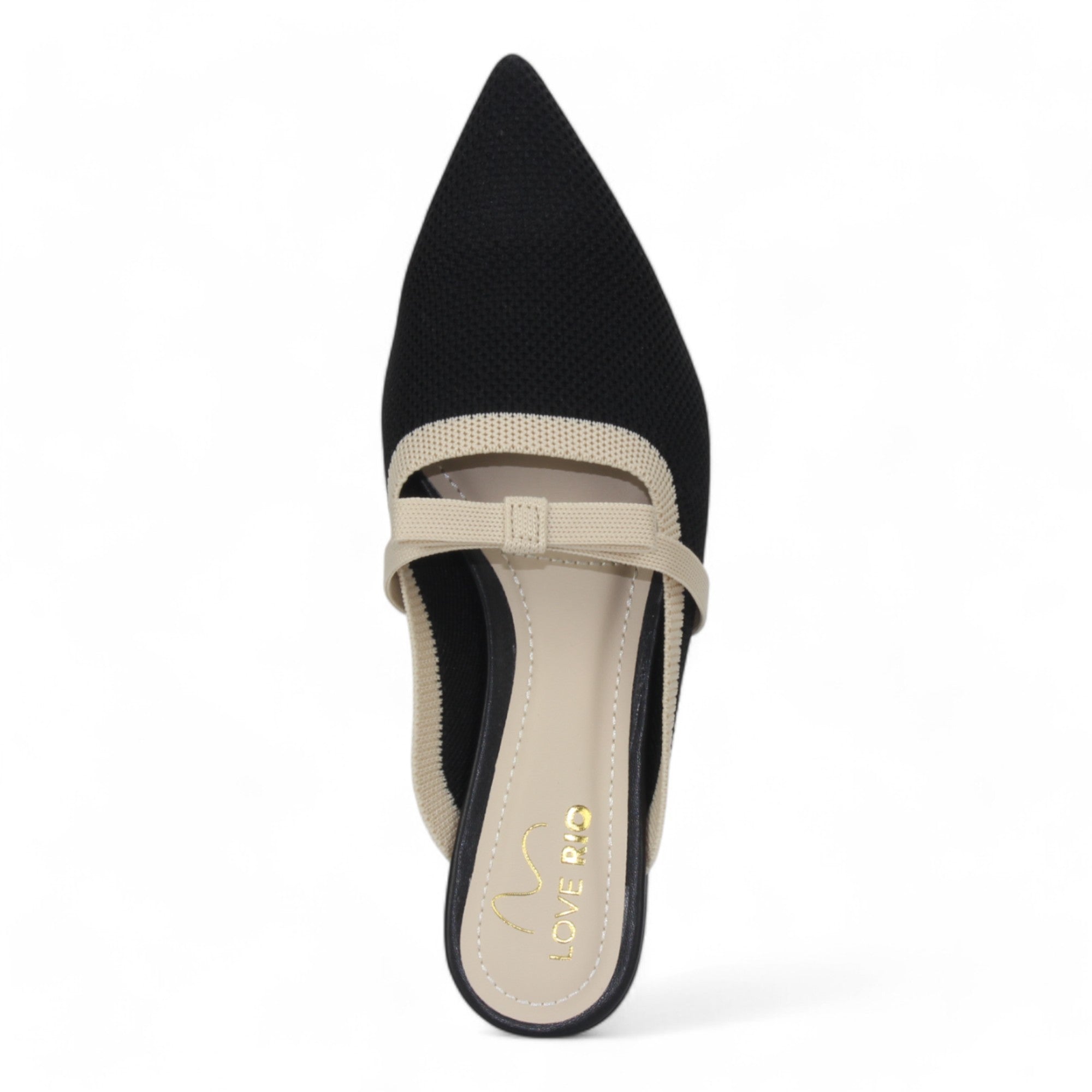 Bruno Menegatti Fanny Knit Mule - Black