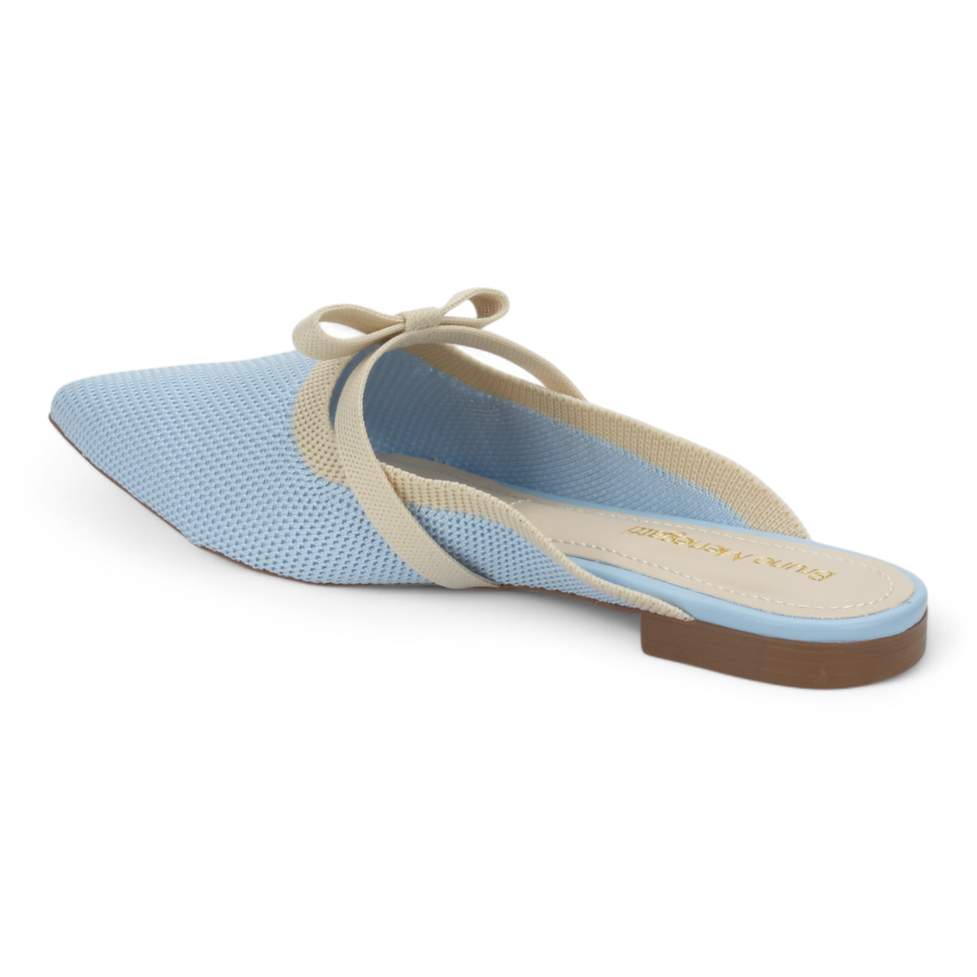 Bruno Menegatti Fanny Knit Mule - Blue