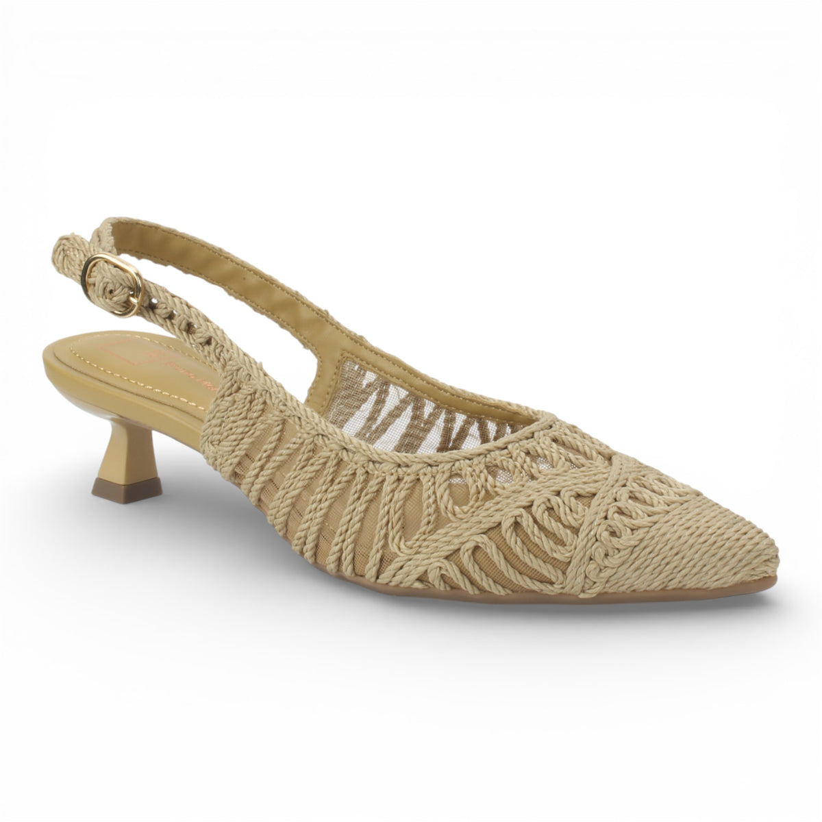 Bruno Menegatti Charli Slingback Crochet - Ecru