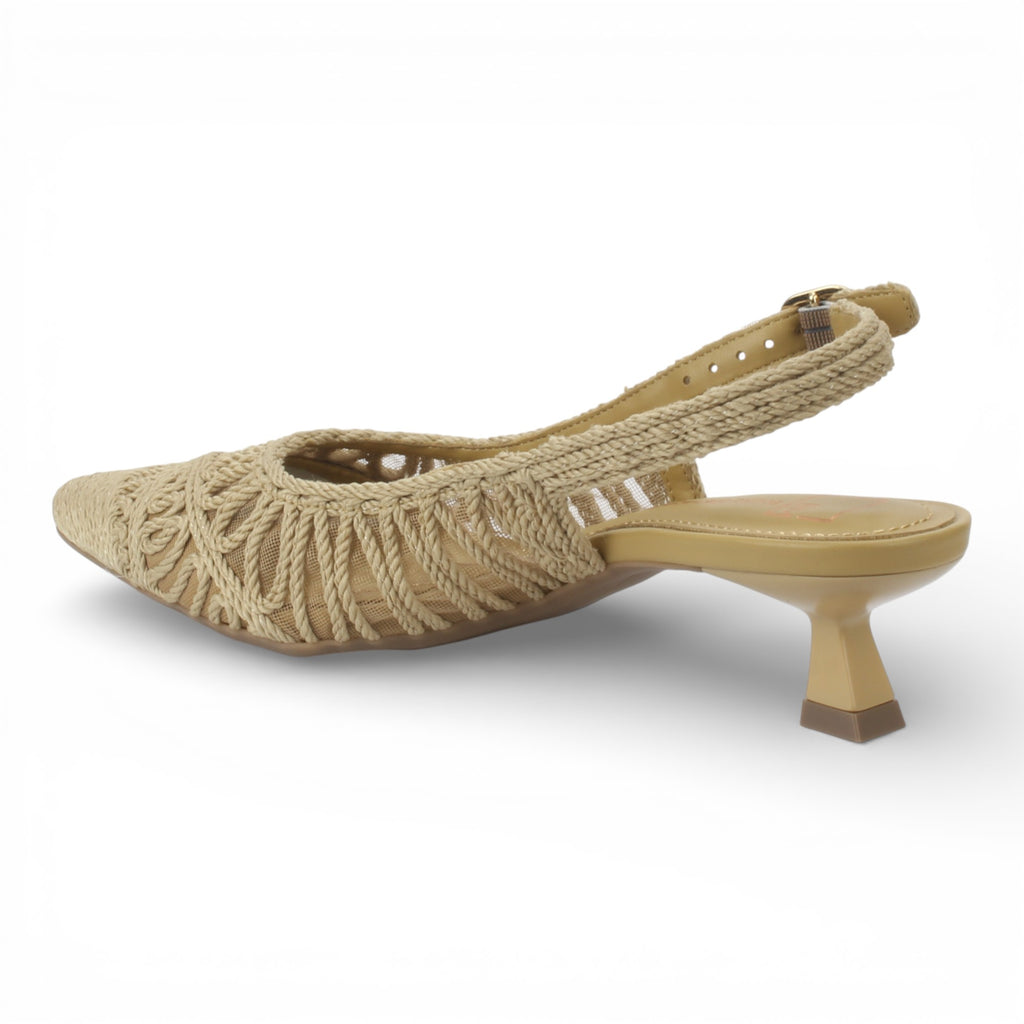 Bruno Menegatti Charli Slingback Crochet - Ecru