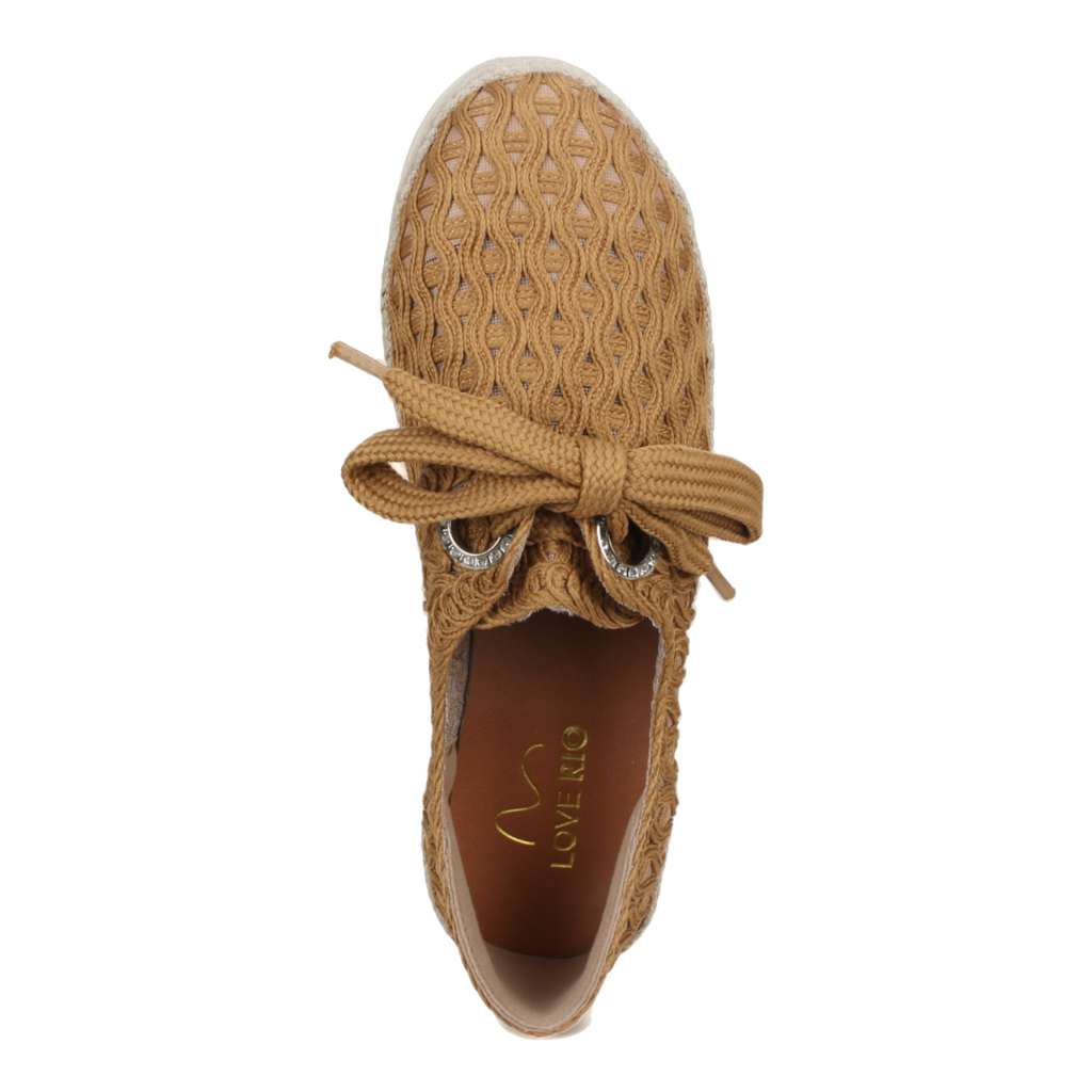 Love Rio Alisha Crochet Sneakers - Pecan