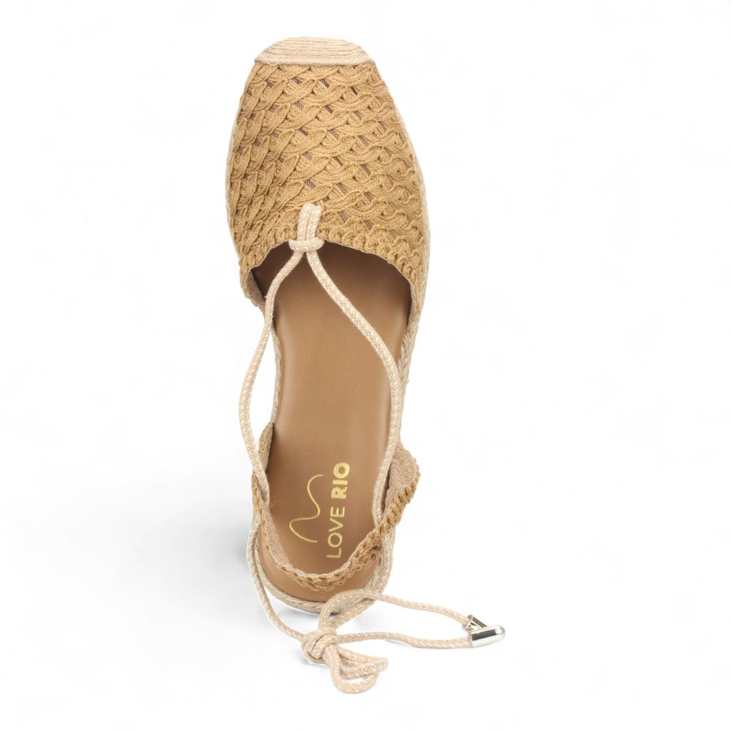 Love Rio Cecil Crochet Vintage Espadrille - Mousse