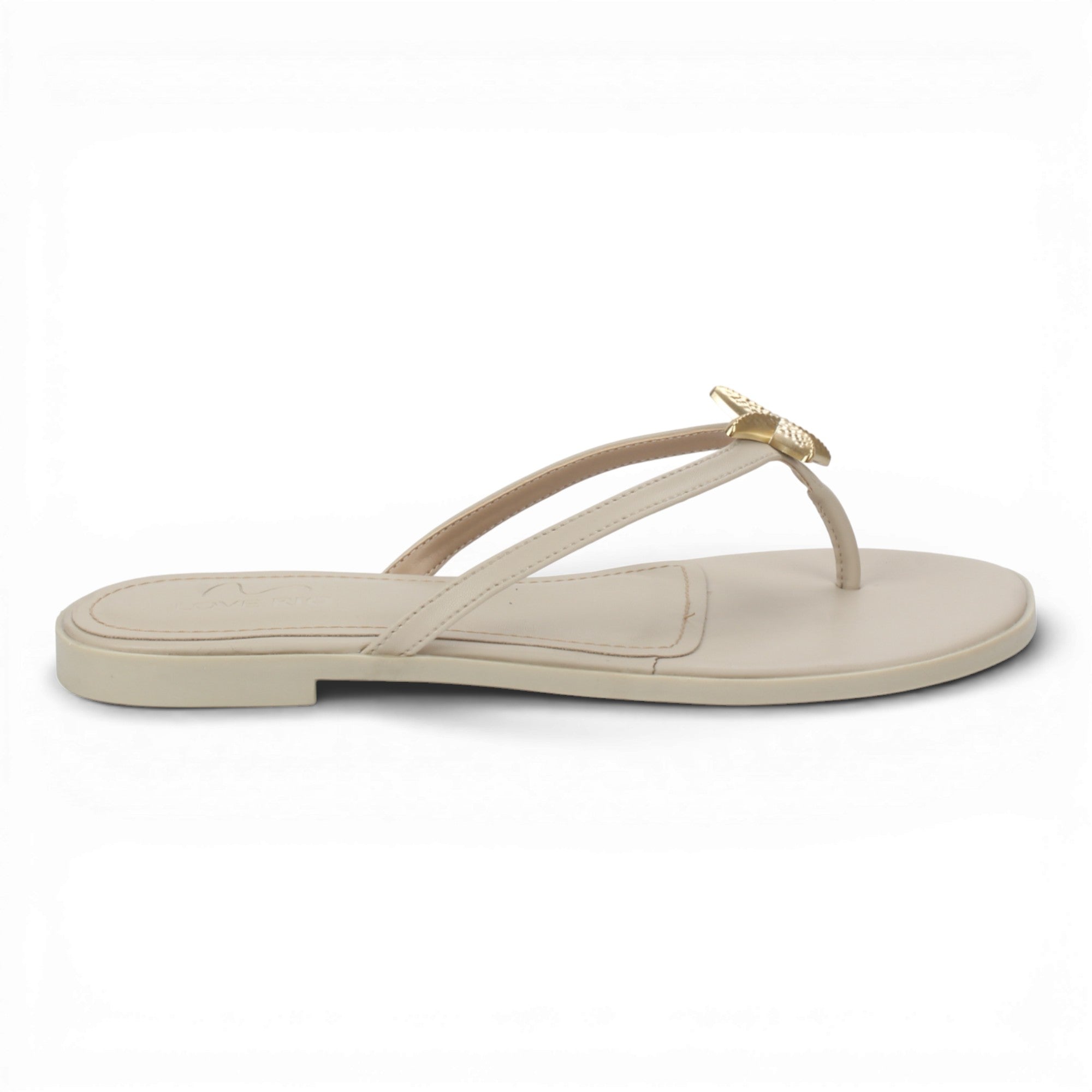 Love Rio Sandy Thong Flat Sandal - Nude