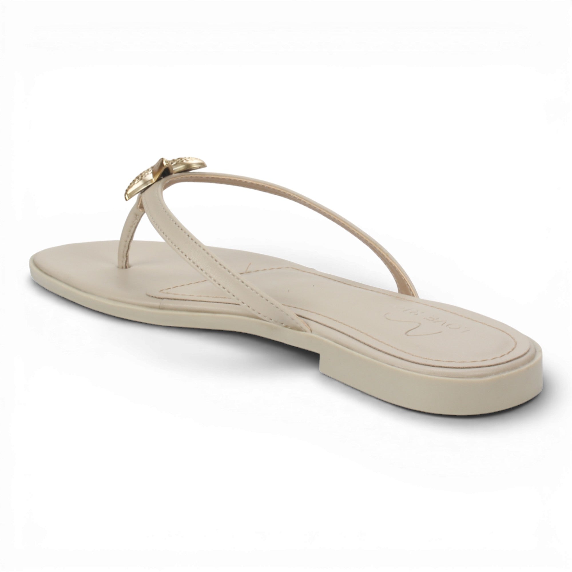 Love Rio Sandy Thong Flat Sandal - Nude
