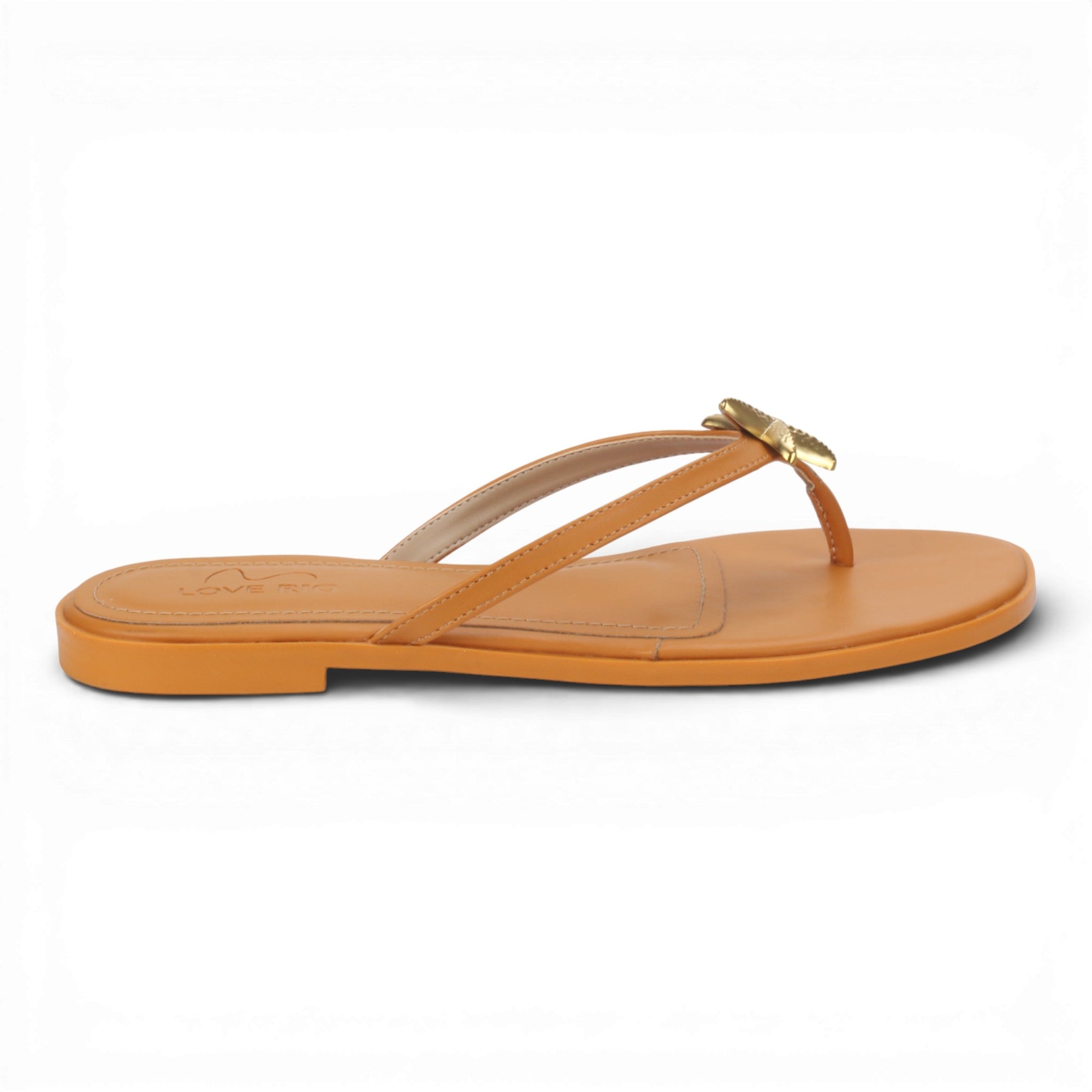 Love Rio Sandy Thong Flat Sandal - Tangerine