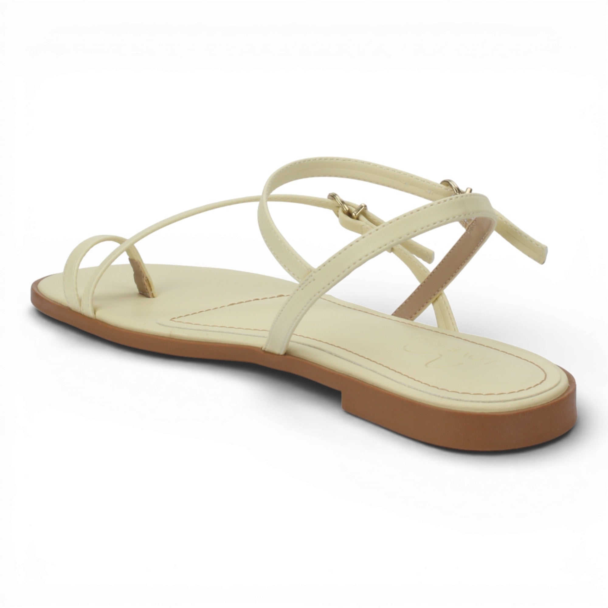 Love Rio Calla Flat Sandal - Vanilla