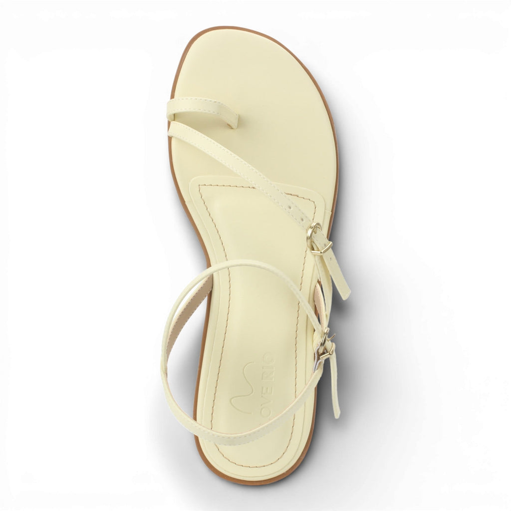 Love Rio Calla Flat Sandal - Vanilla