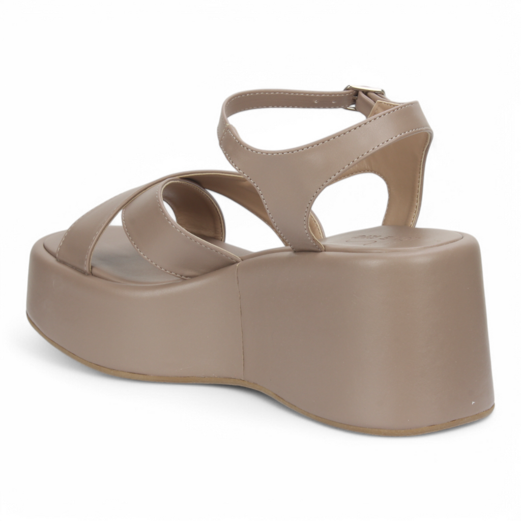 Love Rio Alto Wedge Sandal - Taupe