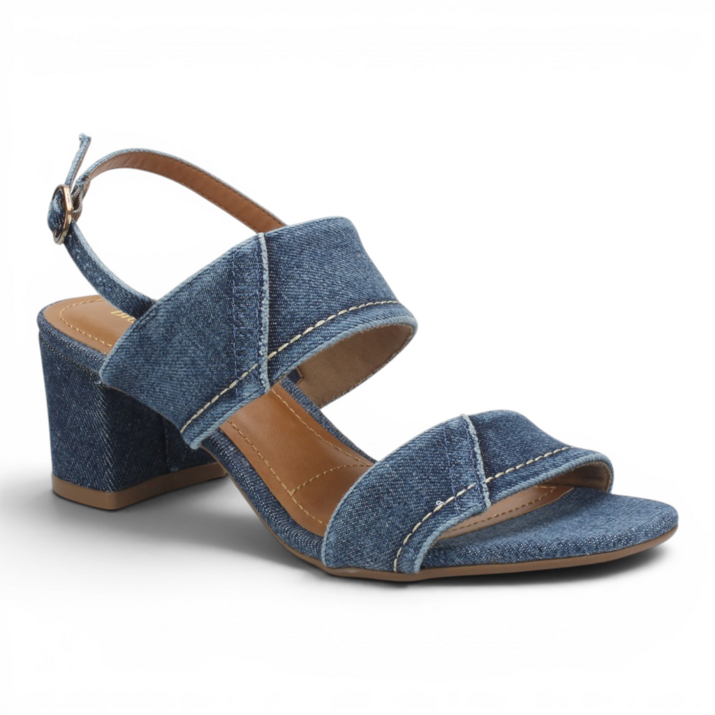 Bruno Menegatti Jane Denim Sandals - Blue Denim