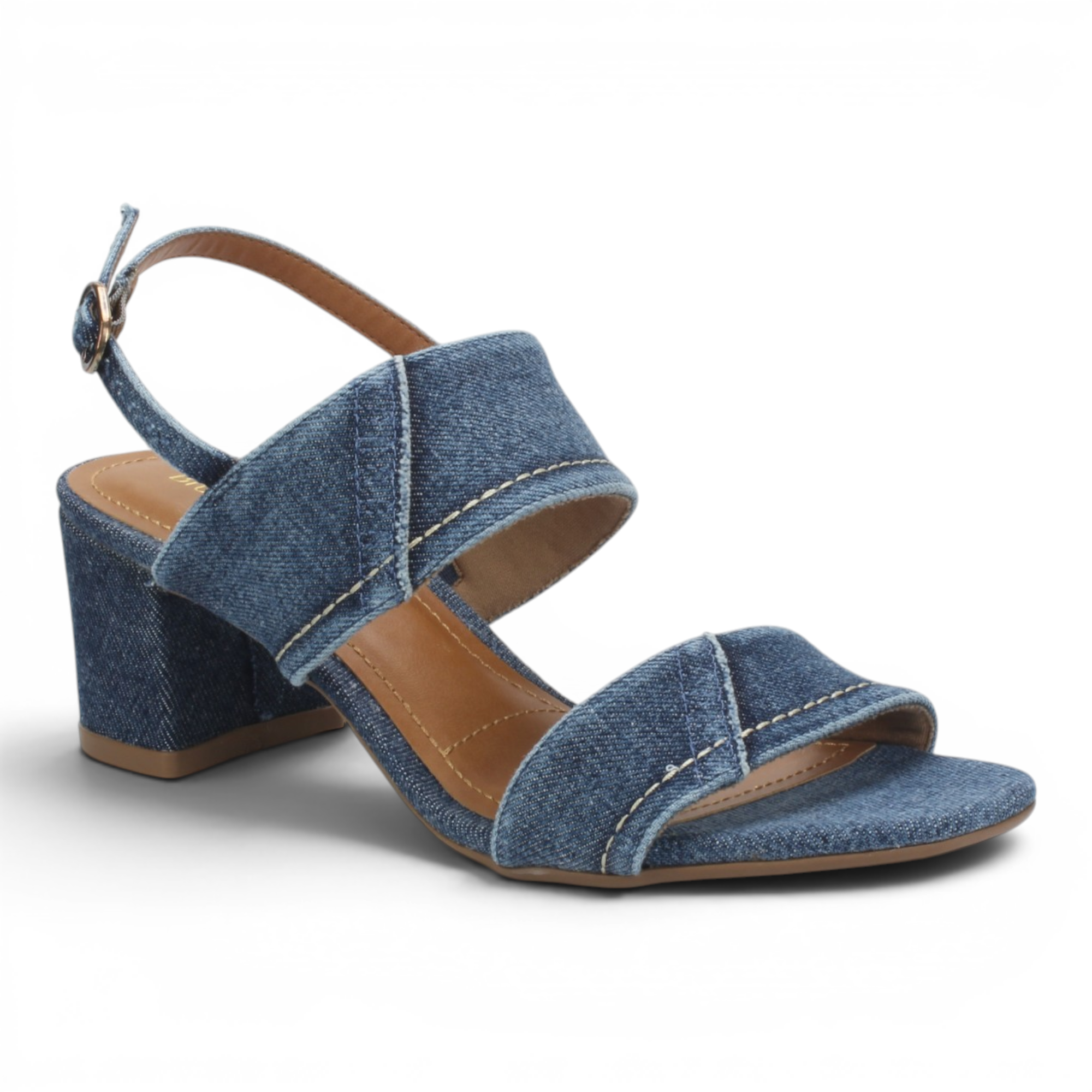 Bruno Menegatti Jane Denim Sandals - Blue Denim