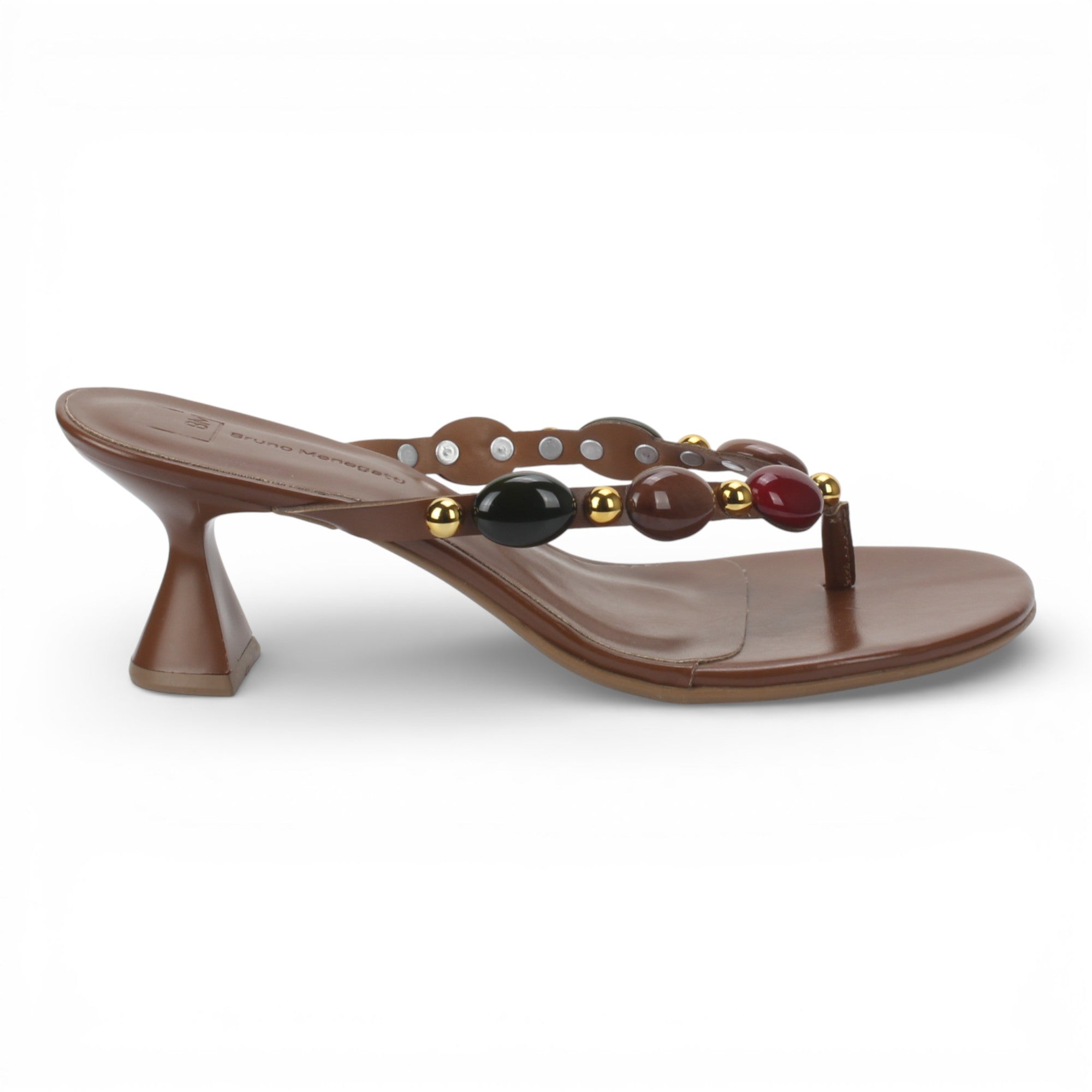 Bruno Menegatti Perla Thong Sandal - Chocolate