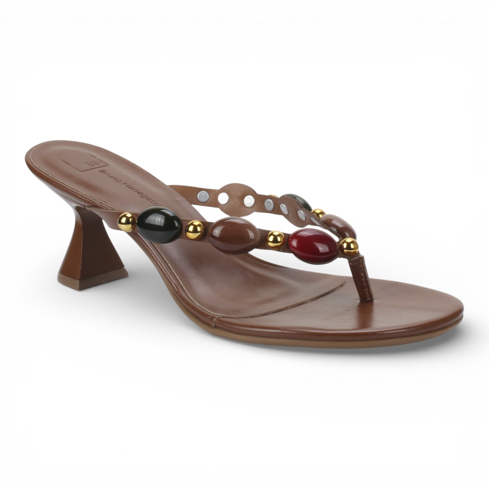Bruno Menegatti Perla Thong Sandal - Chocolate
