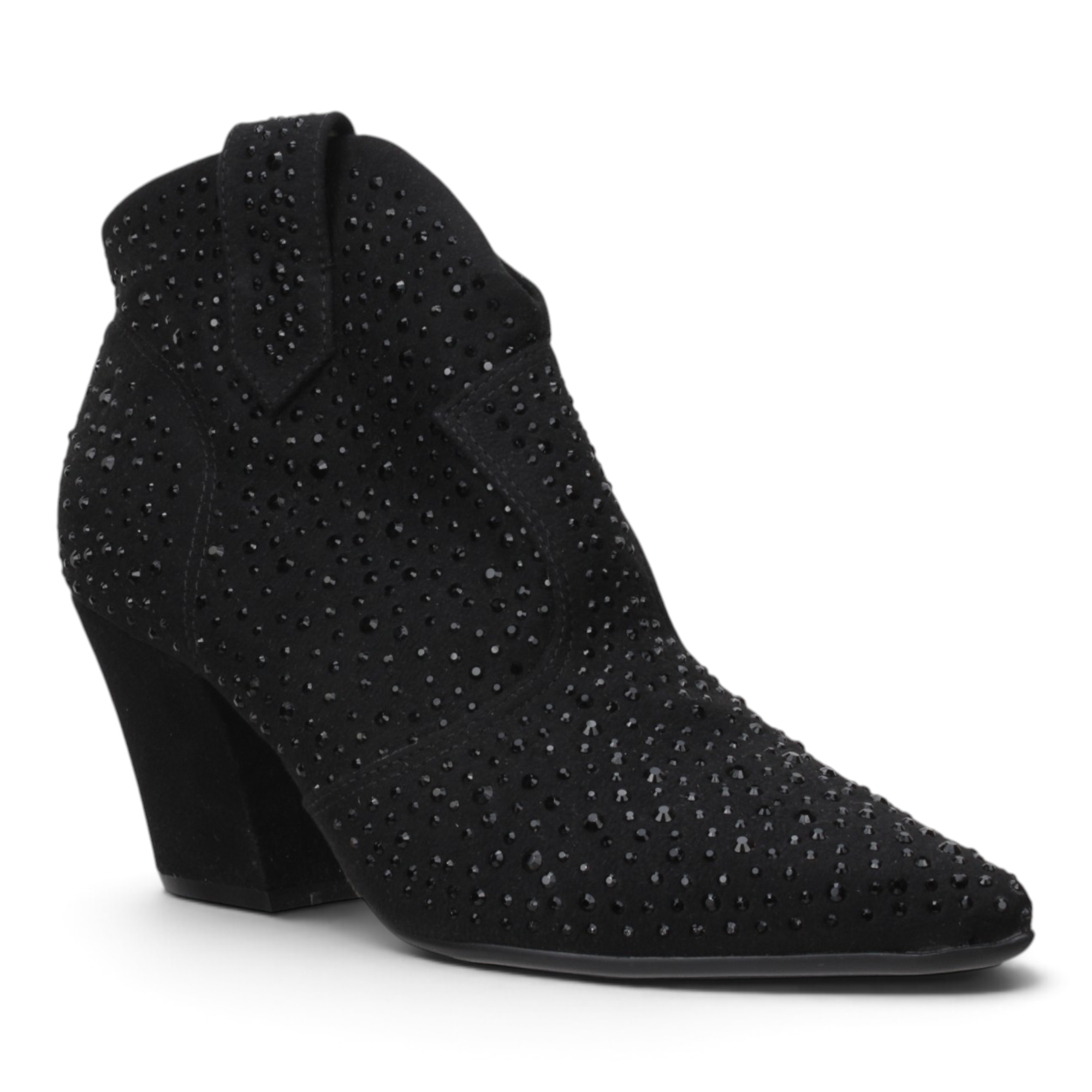 Bruno Menegatti Darling Suede Bootie - Black