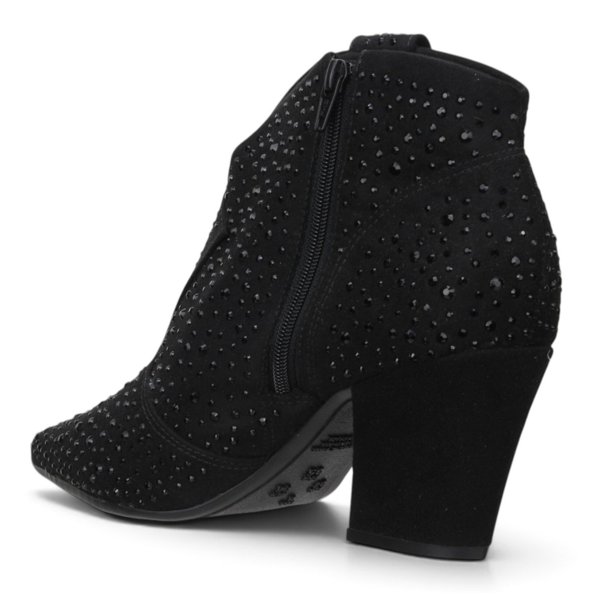 Bruno Menegatti Darling Suede Bootie - Black