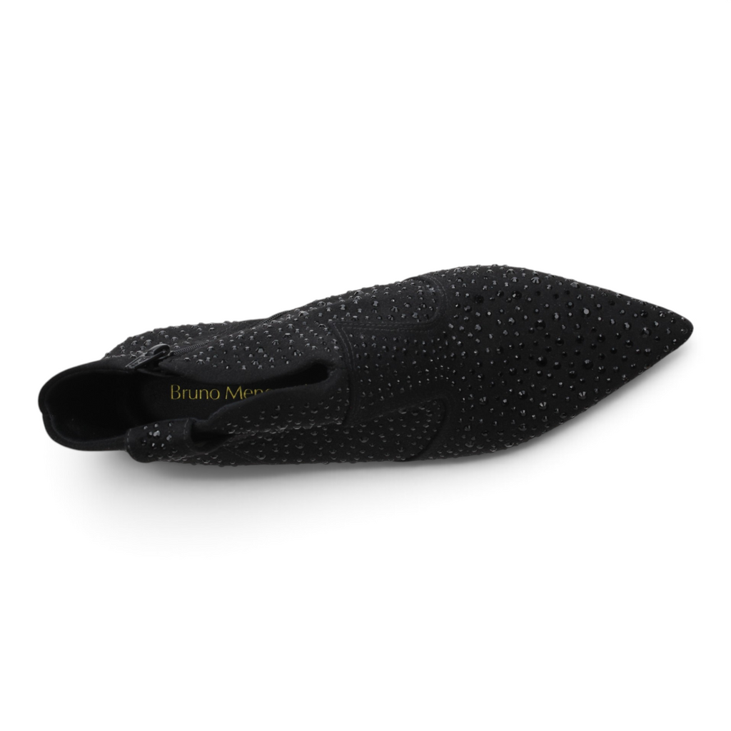 Bruno Menegatti Darling Suede Bootie - Black