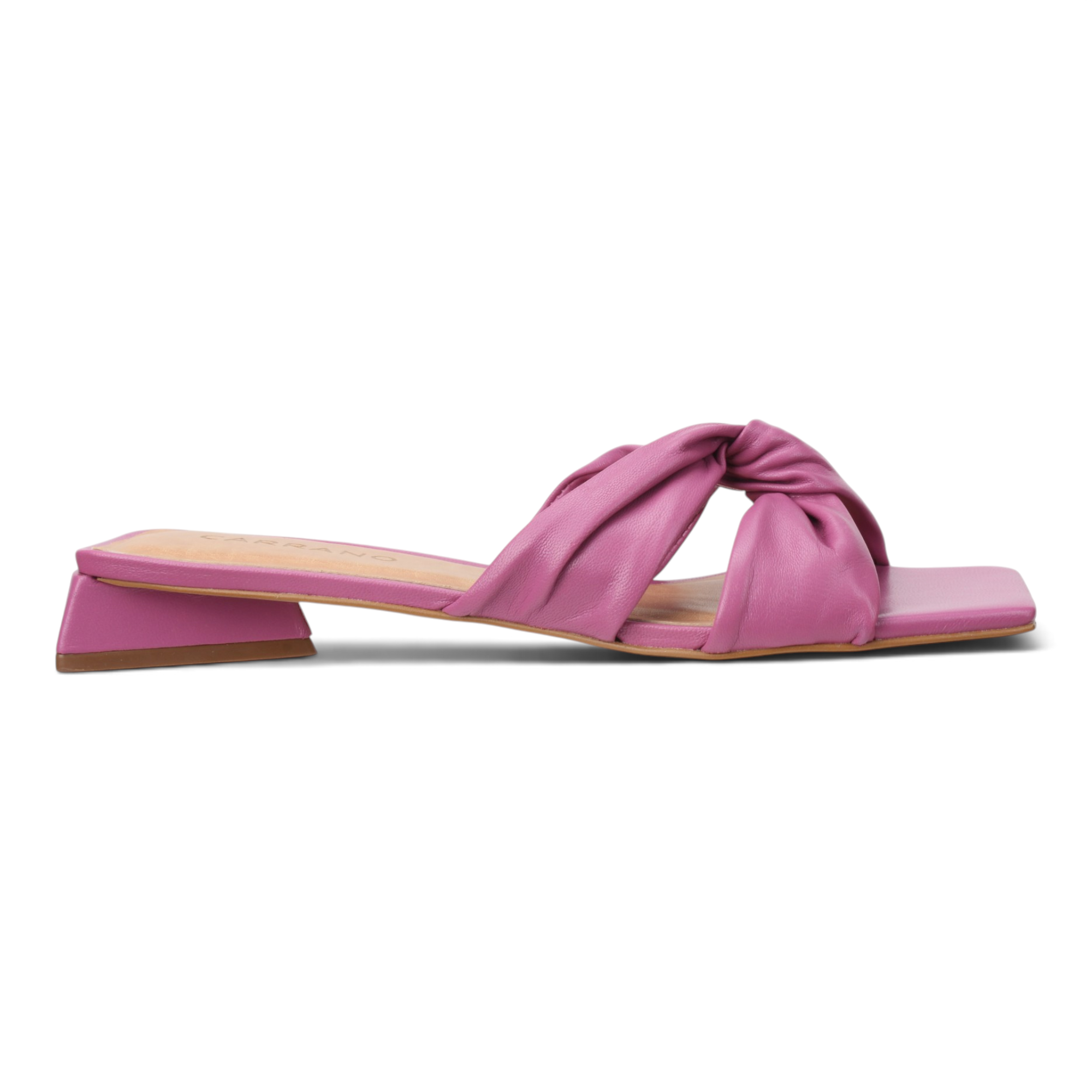 Carrano Serenity Leather Slide Sandal - Amora