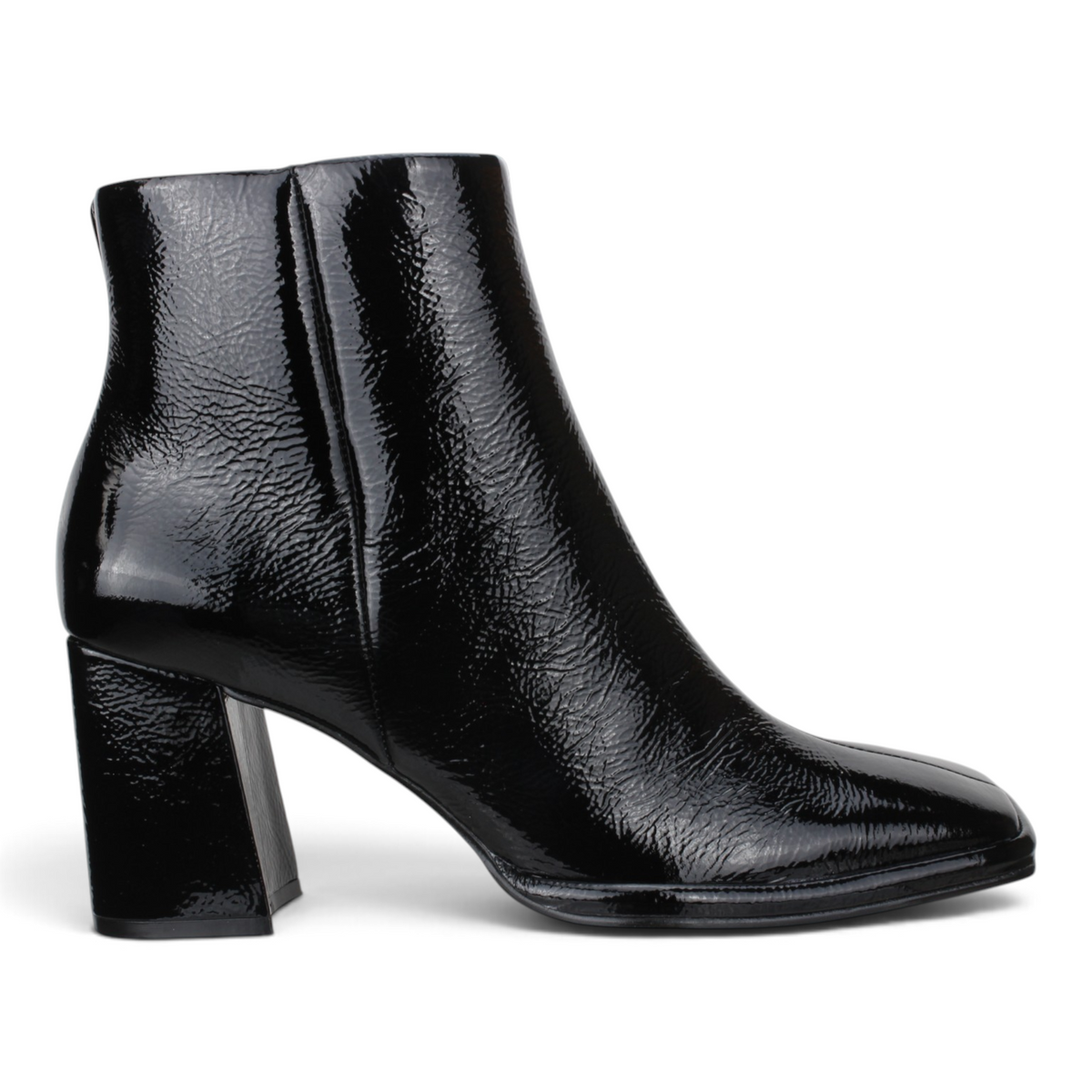 Carrano Ruby Leather Boot Wet Patent - Black