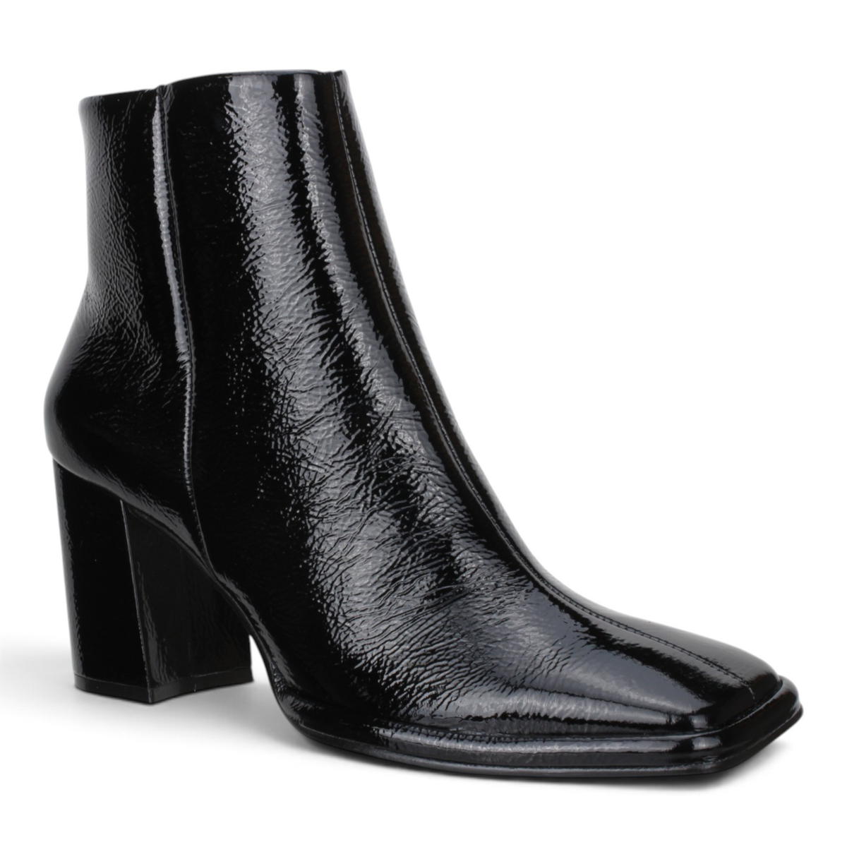 Carrano Ruby Leather Boot Wet Patent - Black