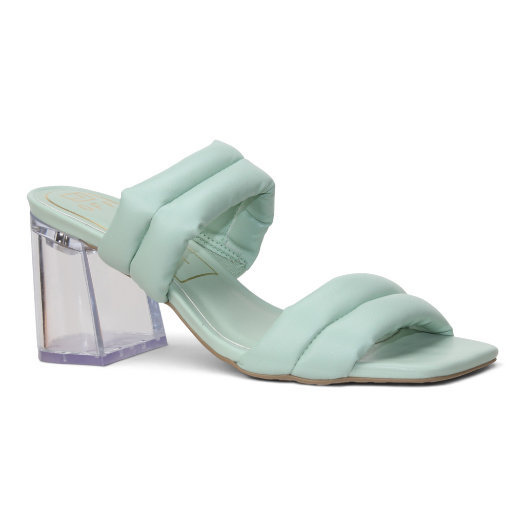 Offline Jolene Clear Heel Sandal - Mint