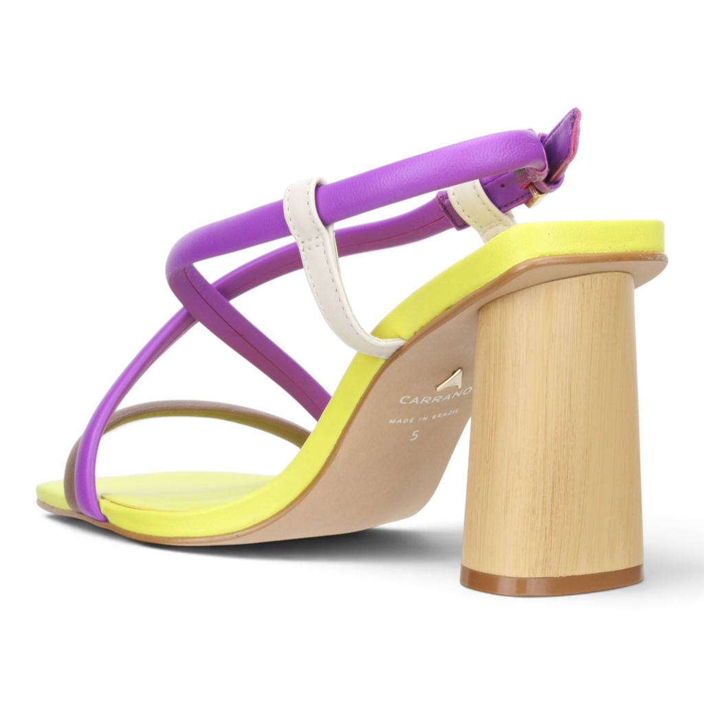Carrano Leather Strappy Sandal - Multi colored