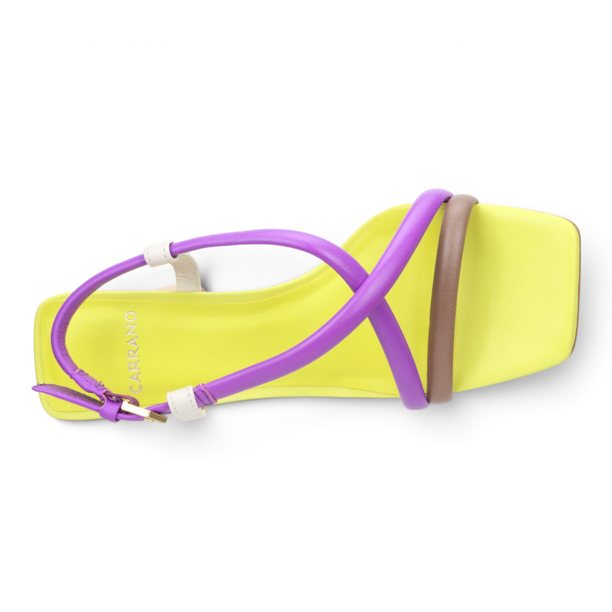 Carrano Leather Strappy Sandal - Multi colored
