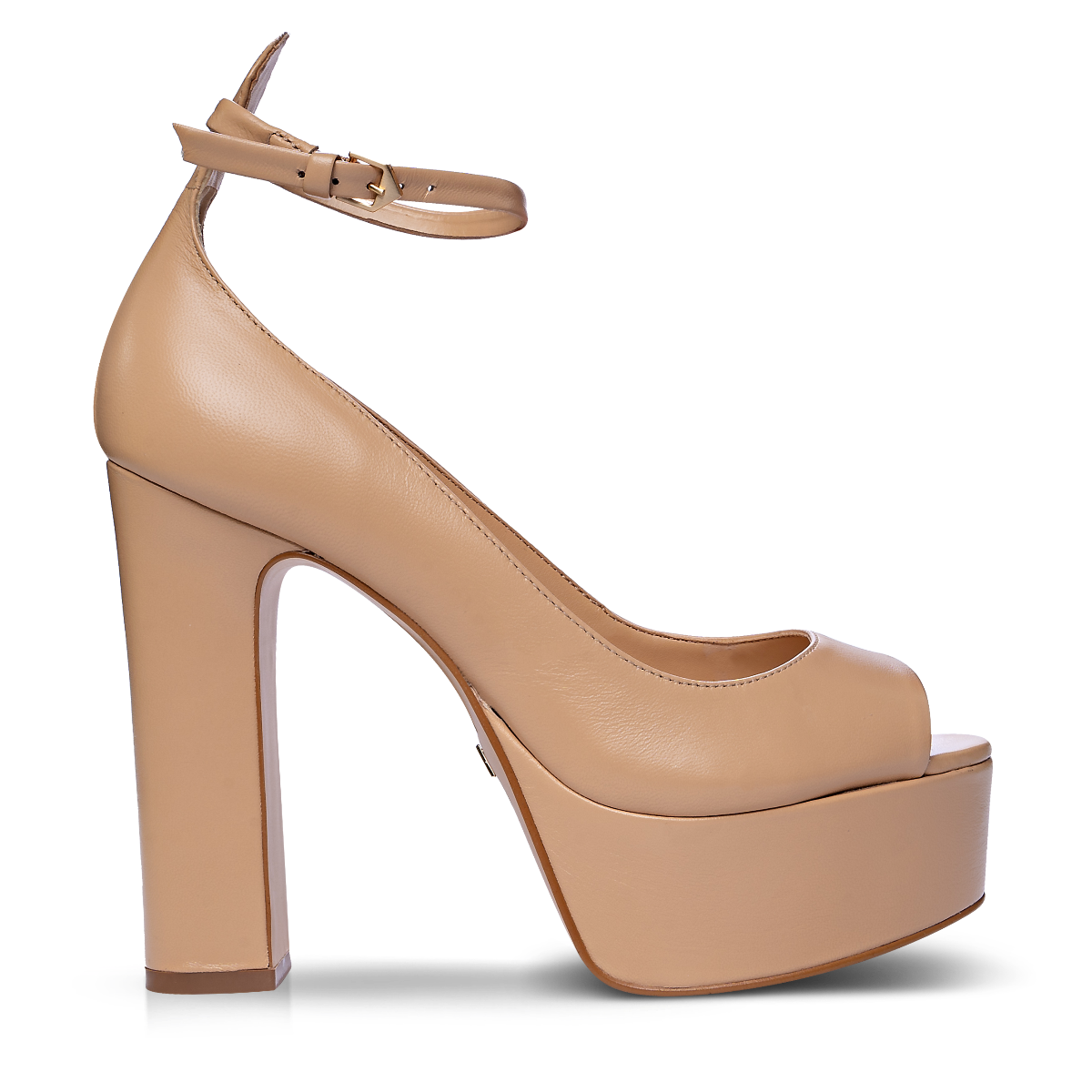 Carrano Jenna Leather Platform - Cream