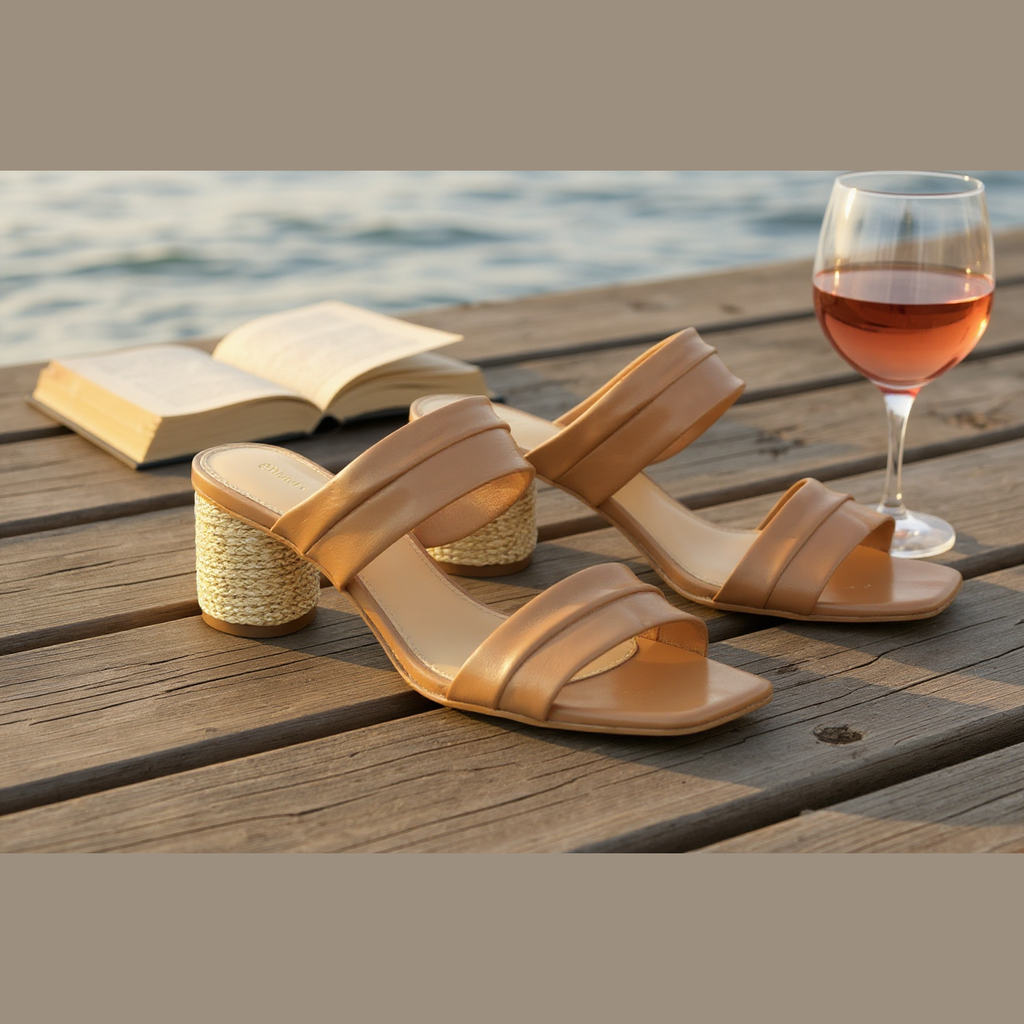 Bruno Menegatti Victoria Leather Slide Sandal - Coconut