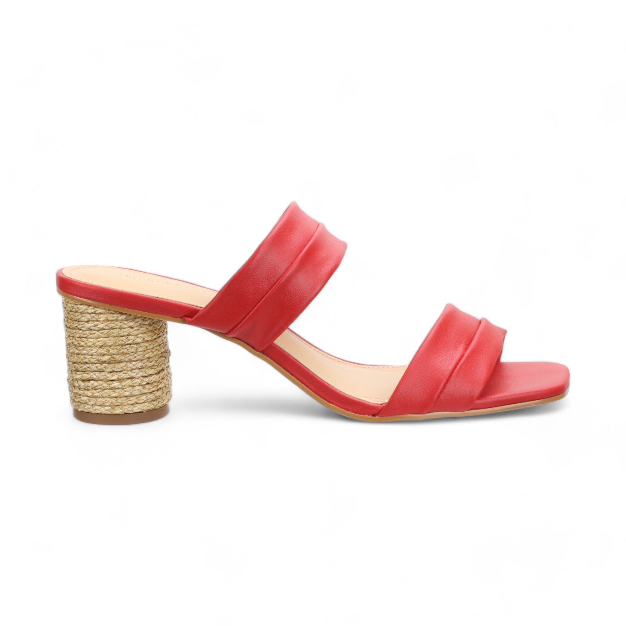 Bruno Menegatti Victoria Leather Slide Sandal - Red