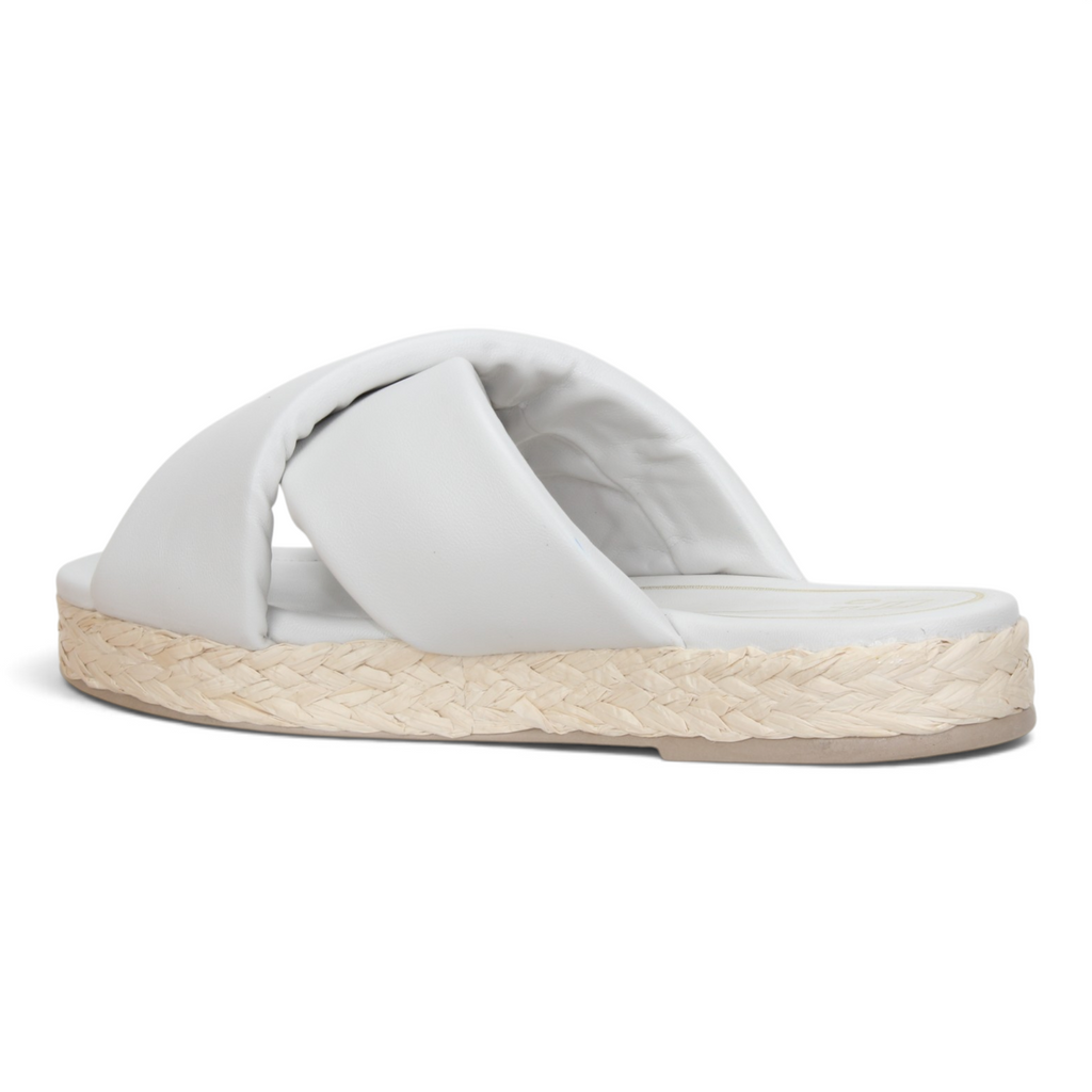 Offline Janelle Espadrille Flatform Sandals - Off White