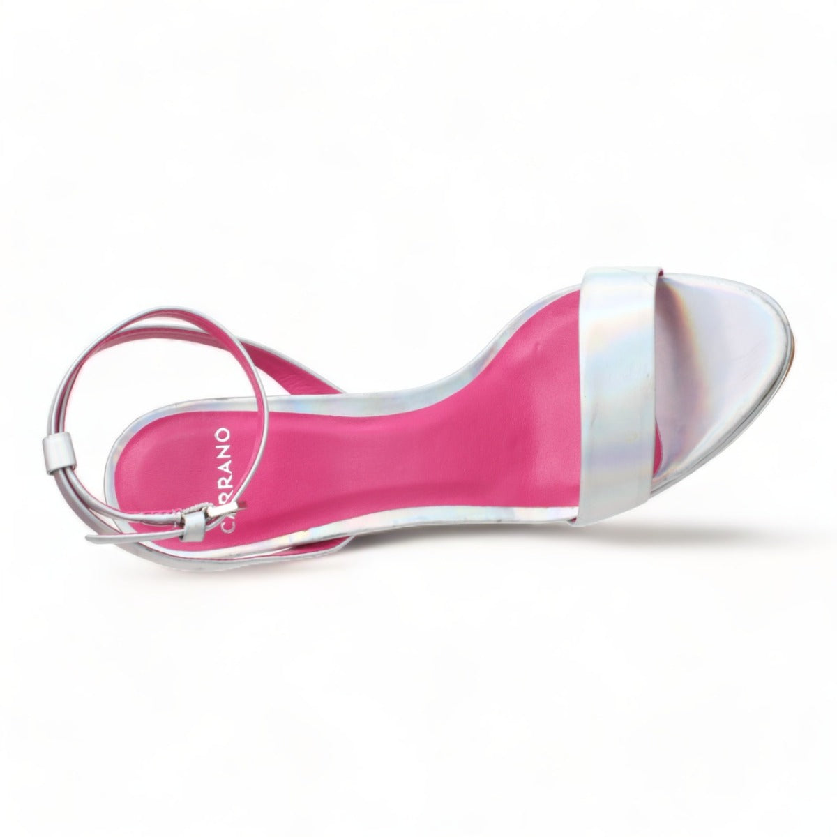 Carrano Nancy High Heel Dress Platform Sandal- Silver