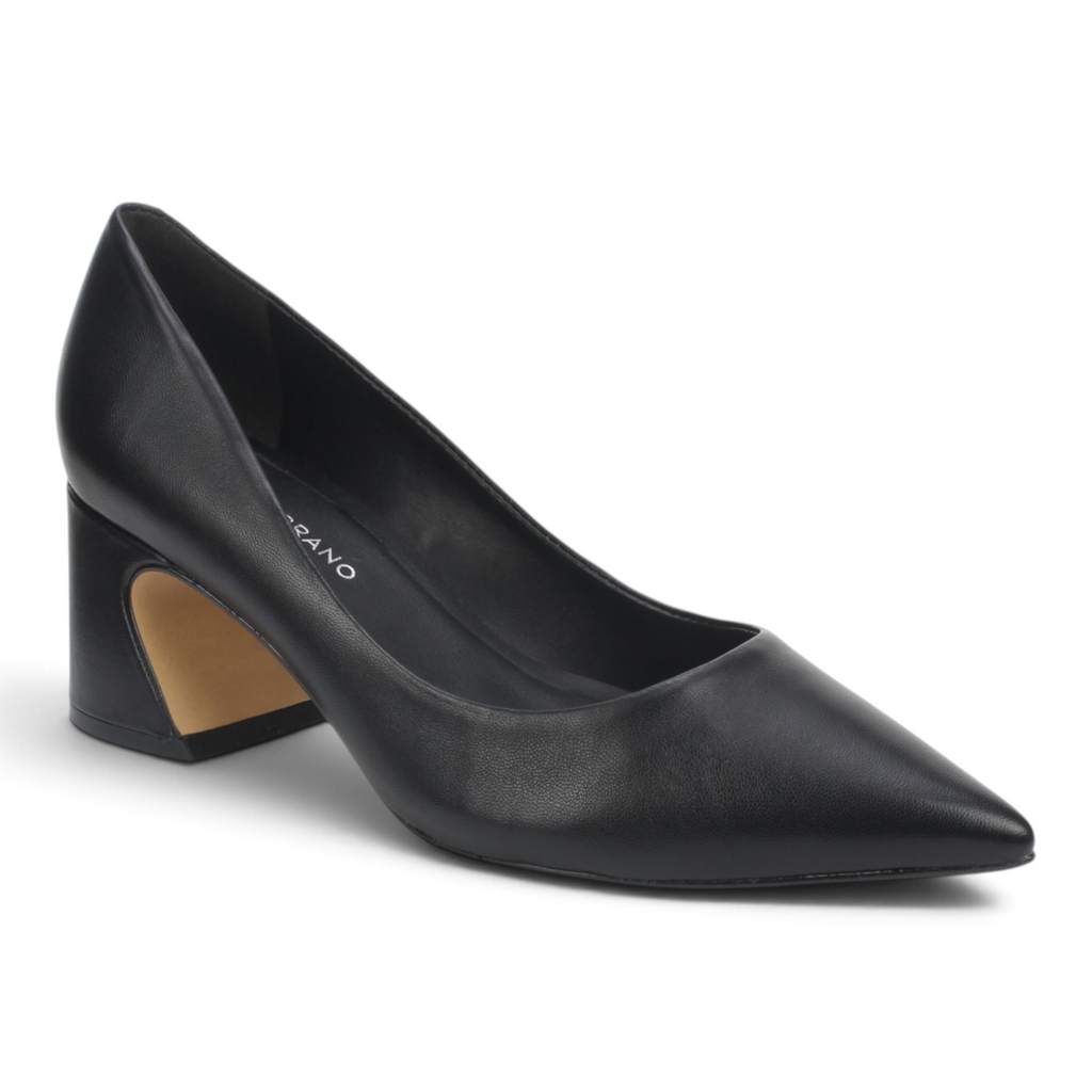 Carrano Leather Pump - Black